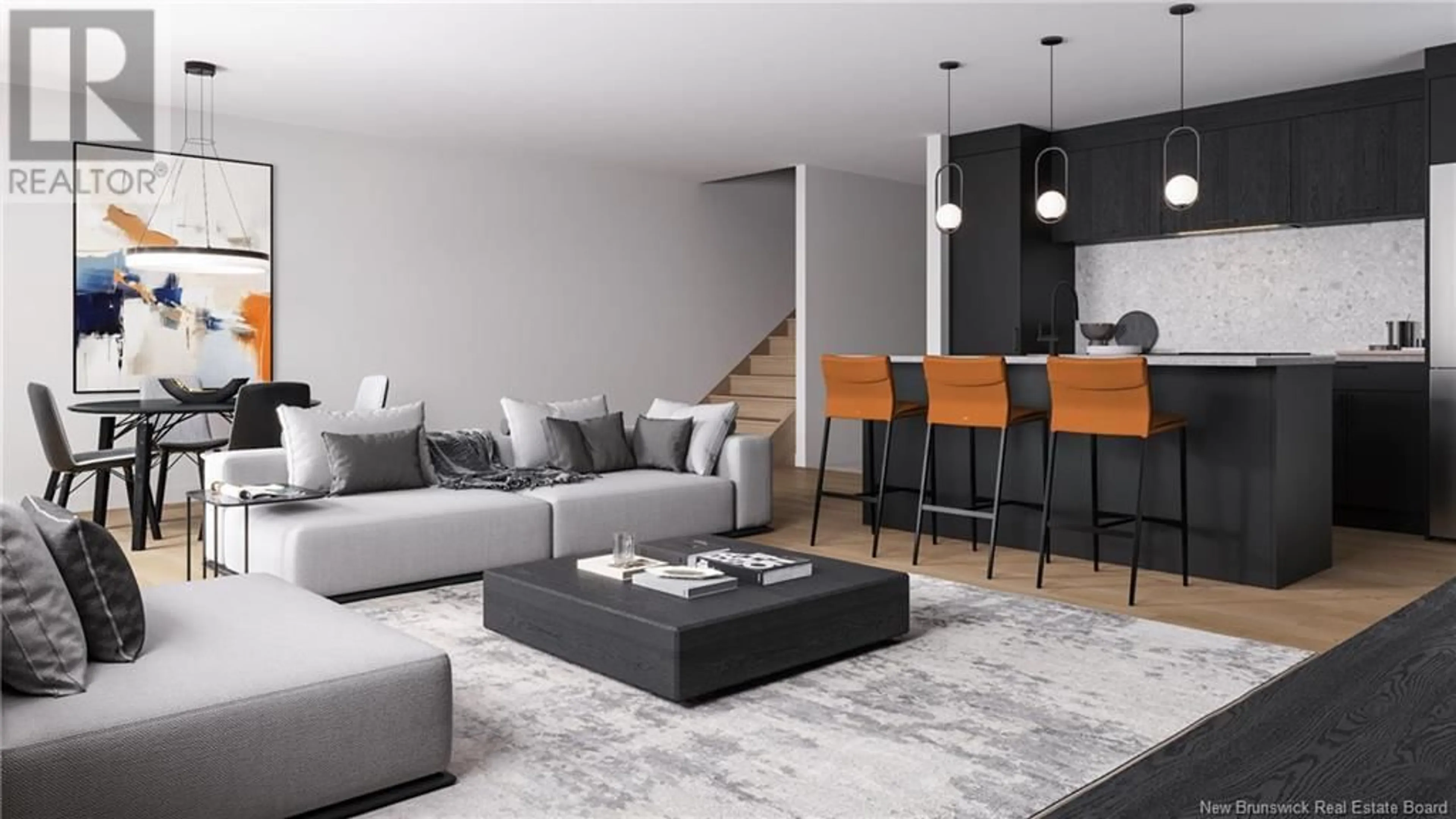 Living room with furniture, unknown for 1026 ELMWOOD DRIVE, Moncton New Brunswick E1H2G9