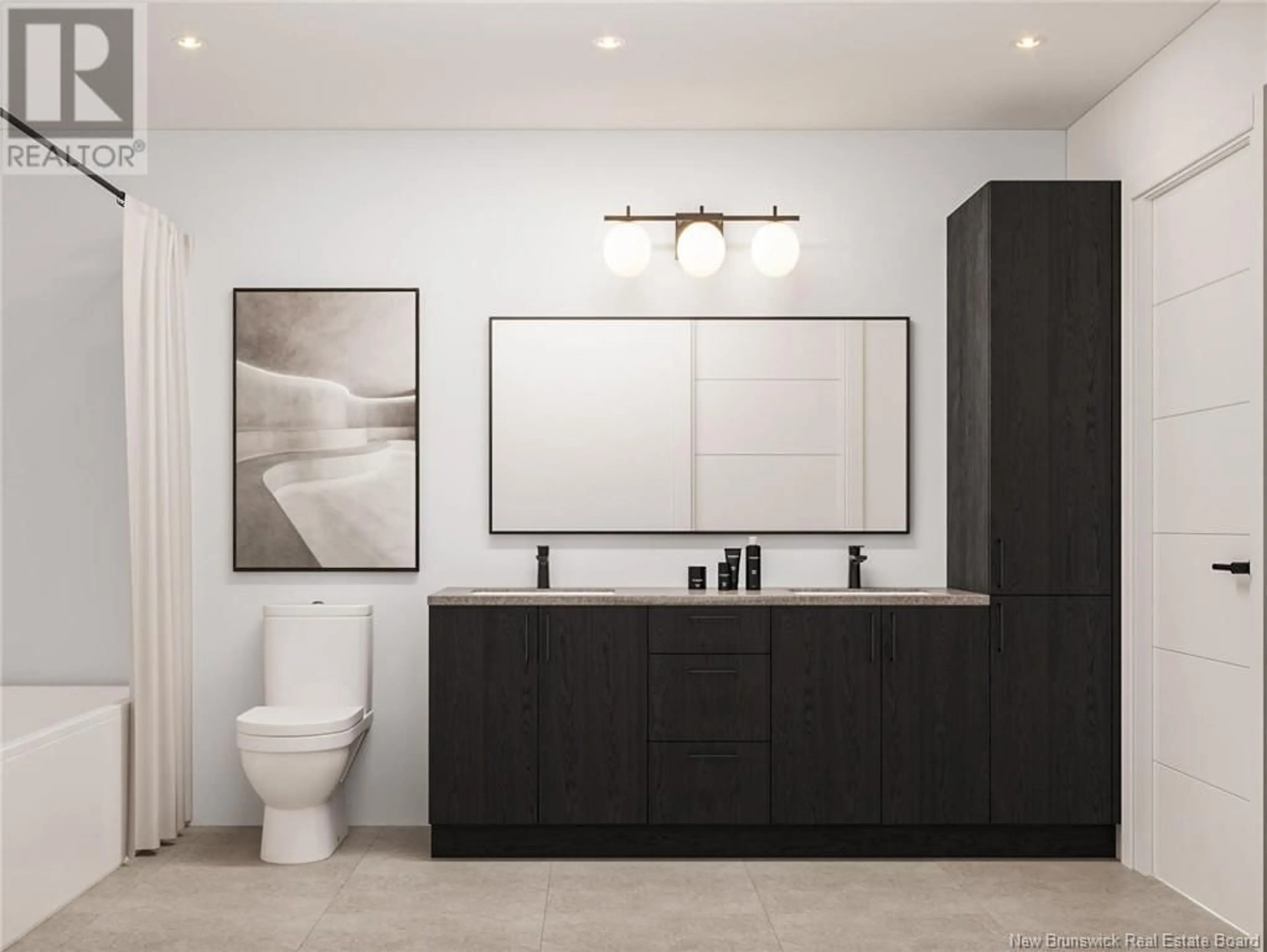 Contemporary bathroom, ceramic/tile floor for 1026 ELMWOOD DRIVE, Moncton New Brunswick E1H2G9