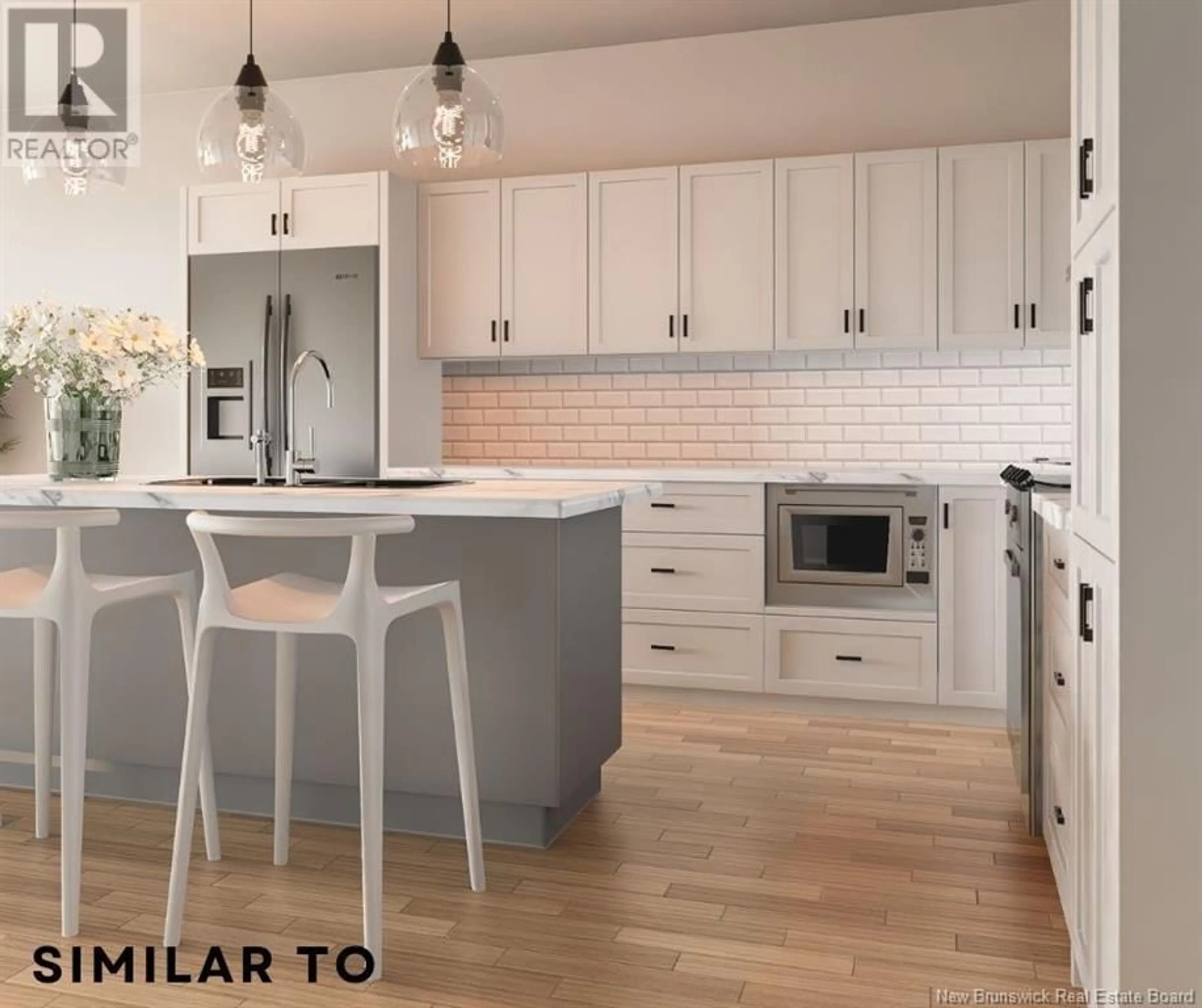 Contemporary kitchen, ceramic/tile floor for A2 WHITE PINES COURT, Hampton New Brunswick E5N0B5