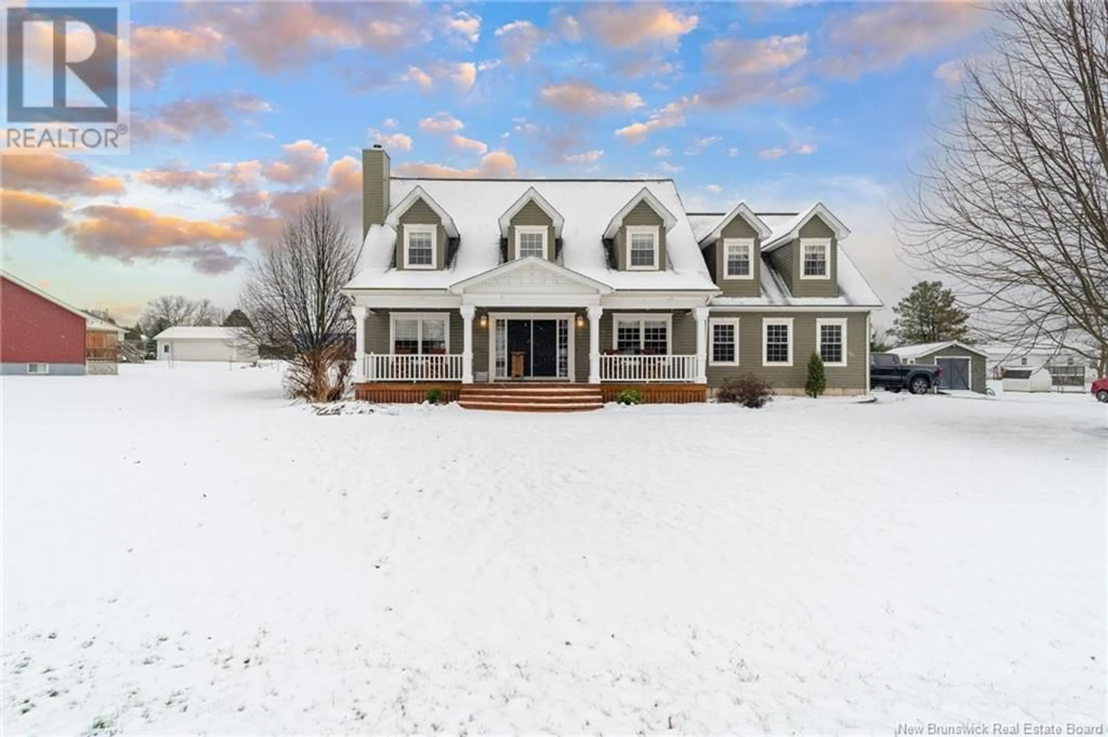 A pic from outside/outdoor area/front of a property/back of a property/a pic from drone, unknown for 7 Meredith Drive, Sussex Corner New Brunswick E4E2T8