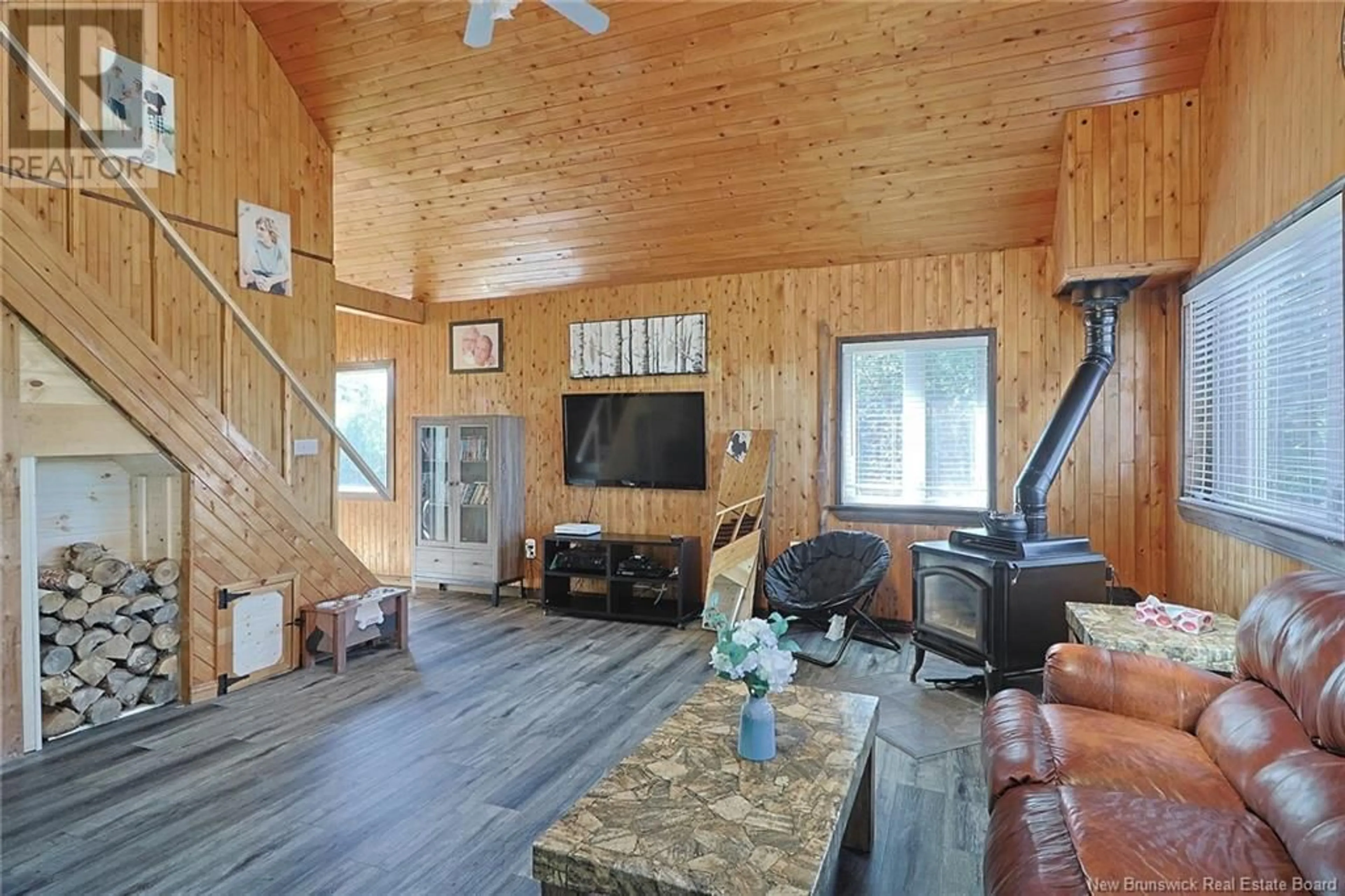 Living room with furniture, unknown for 0 Moser Way, Crabbe Mountain New Brunswick E3E1E3