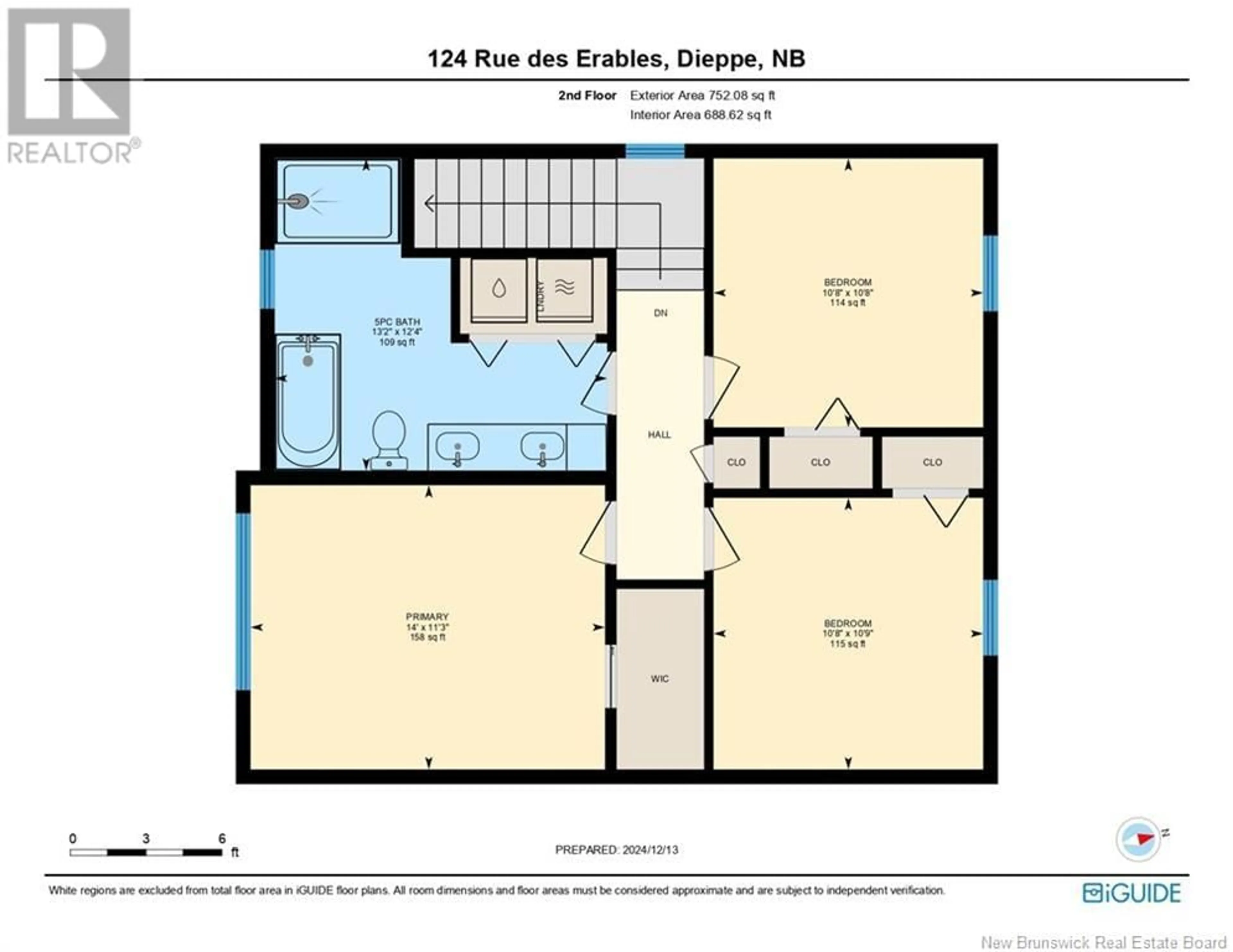 Floor plan for 124 Des Erables Street, Dieppe New Brunswick E1A9B2