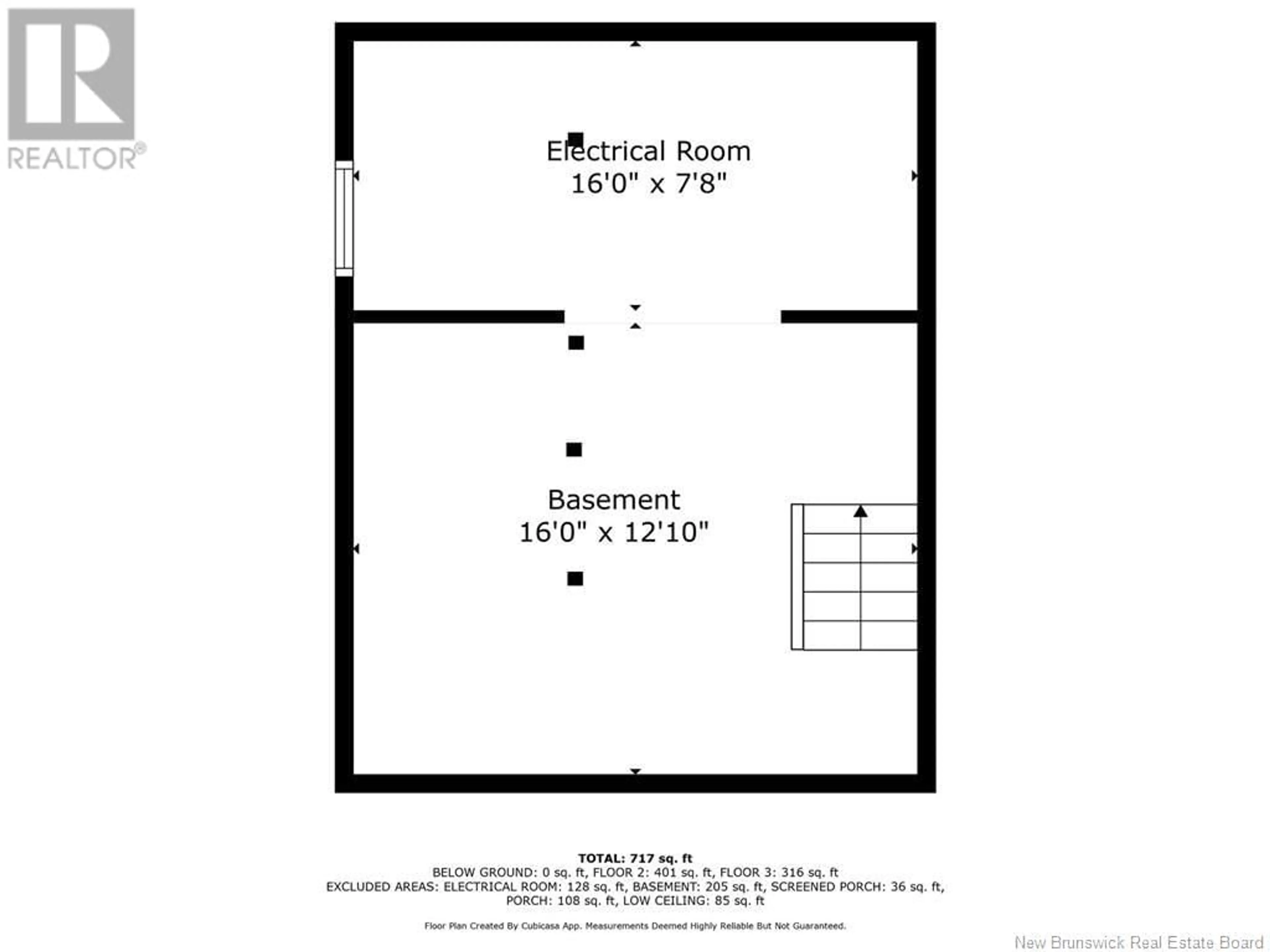 Floor plan for 21 Mallet Street, Eel River Crossing New Brunswick E8E1R8