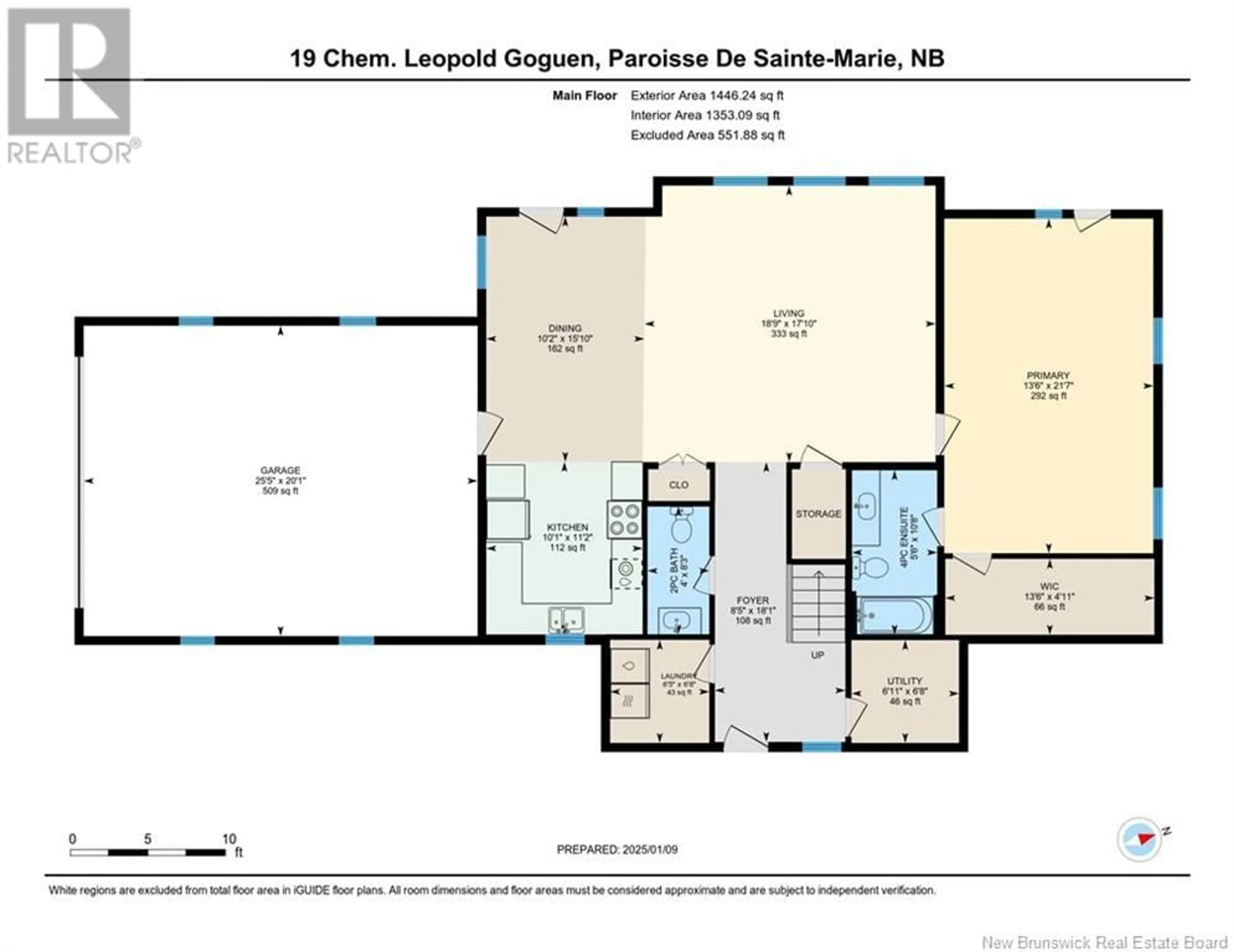 Floor plan for 19 Leopold Goguen Road, Sainte-Marie-De-Kent New Brunswick E4S1W5