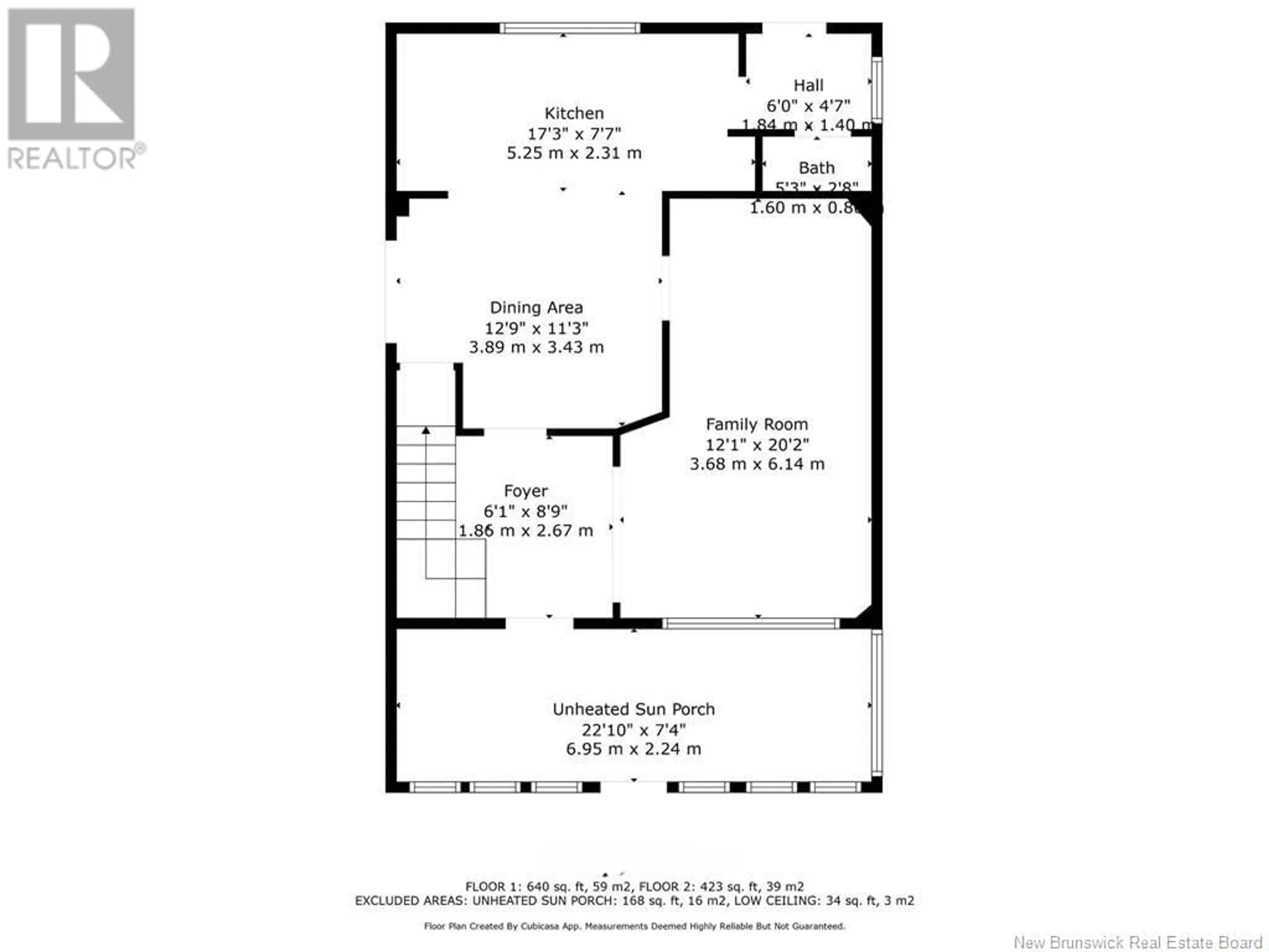 Floor plan for 30017 Route 134, Dalhousie Junction New Brunswick E3N6A1