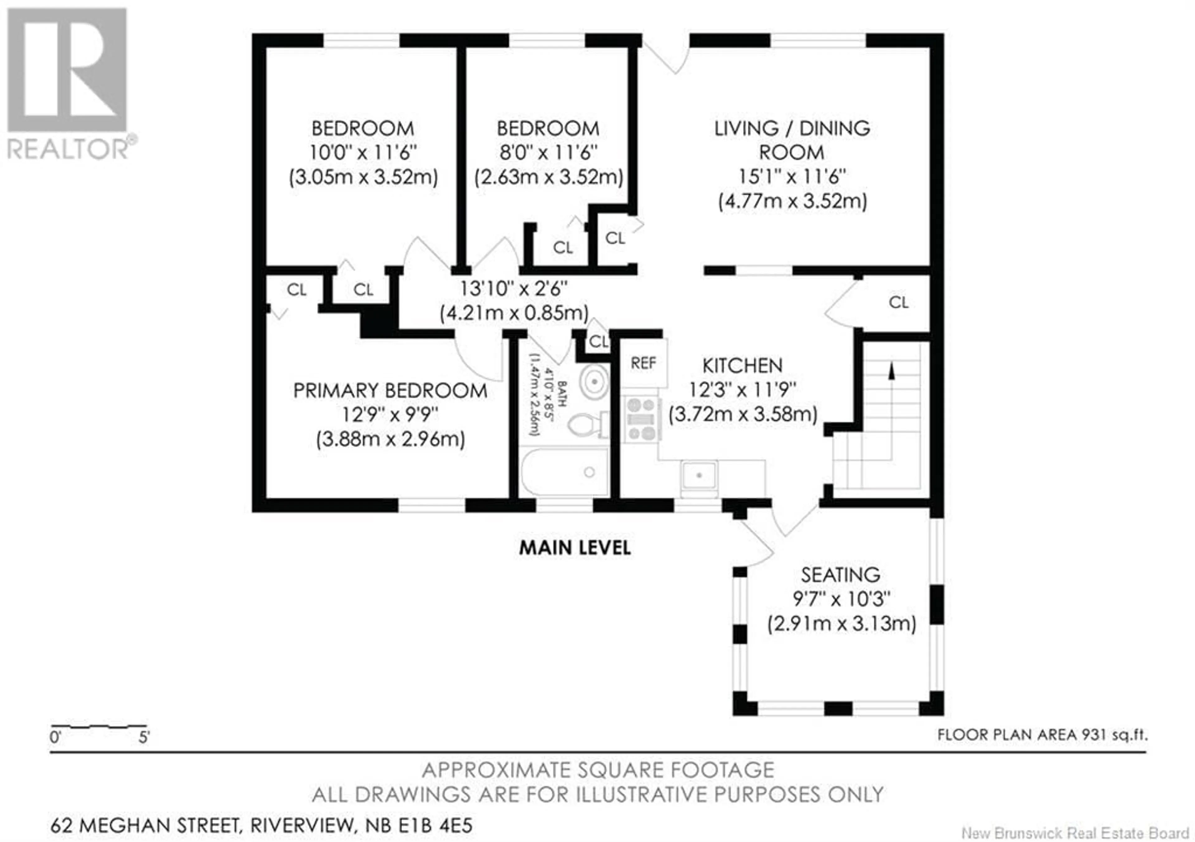 Floor plan for 62 Meghan Street, Riverview New Brunswick E1B4E5