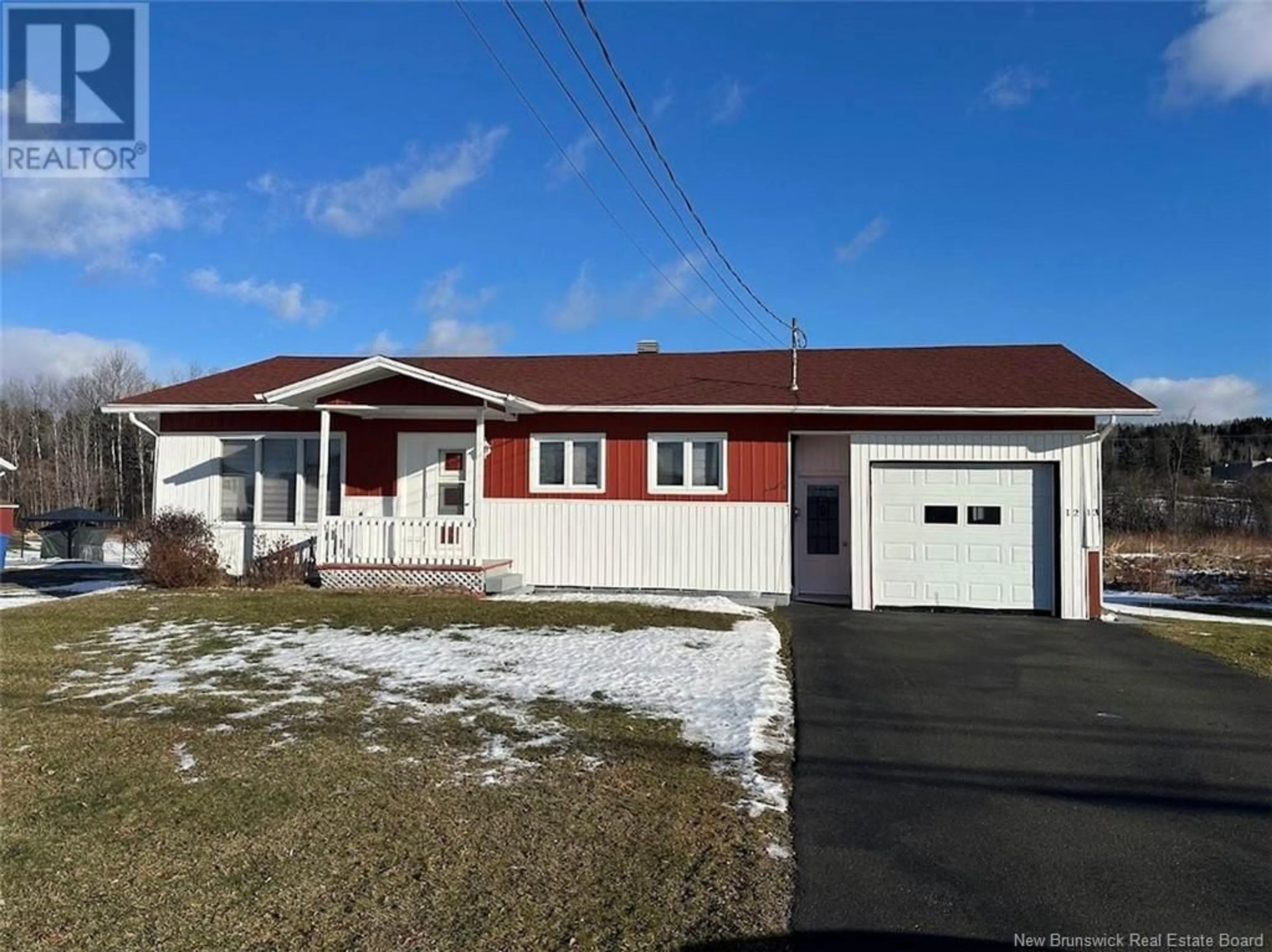 Home with vinyl exterior material, street for 1213 Principale Street, Saint-Basile New Brunswick E7C1M1