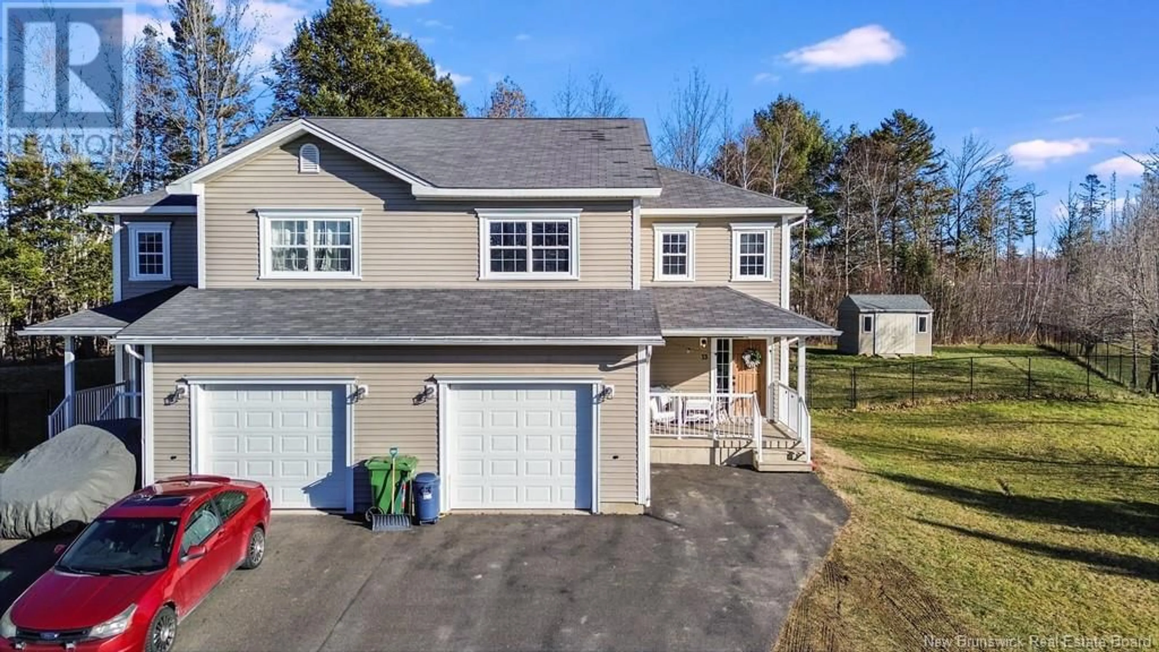 Home with vinyl exterior material, street for 13 Johnson Avenue, Oromocto New Brunswick E2V0H7