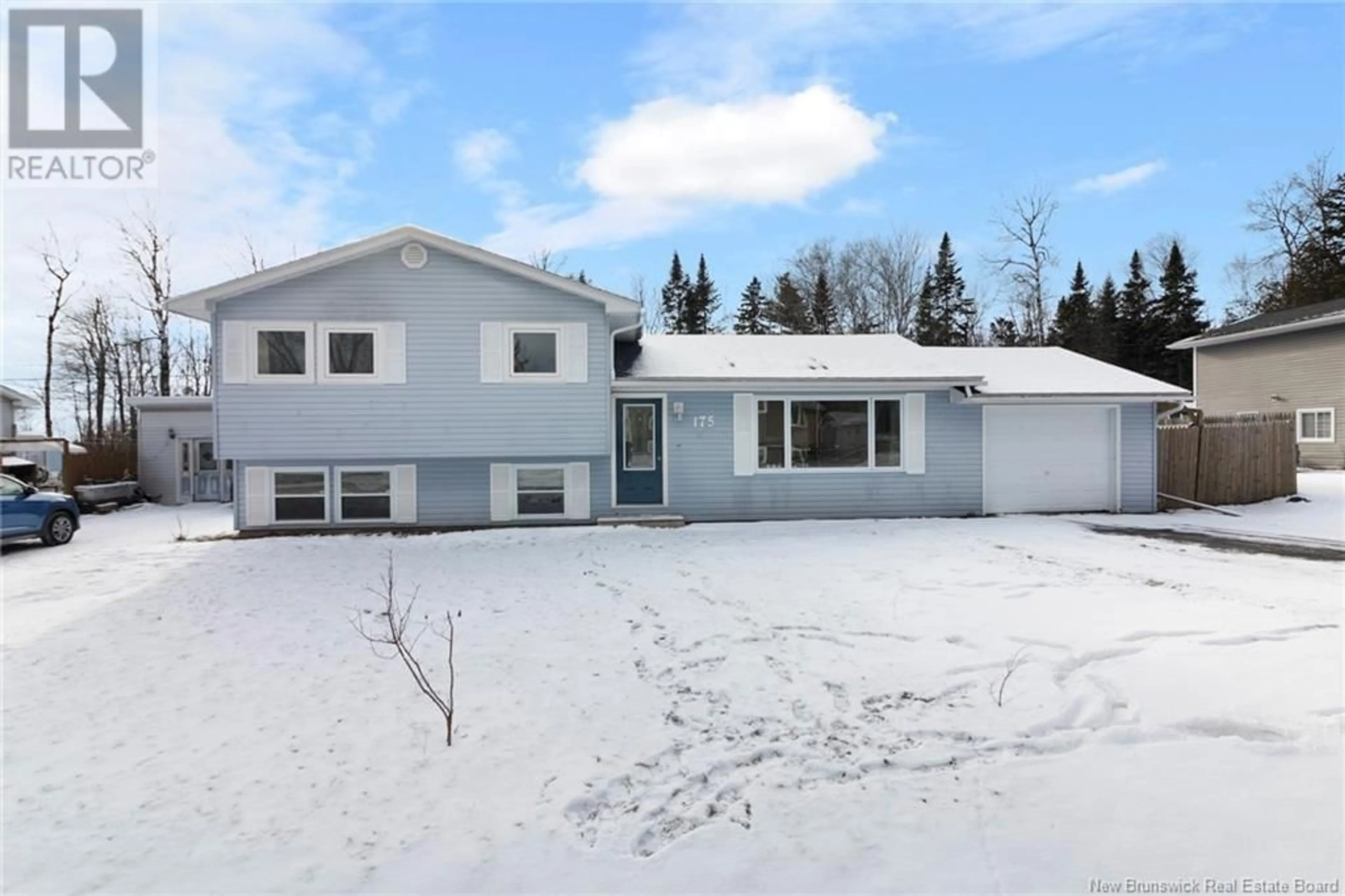 Home with vinyl exterior material, street for 175 Phillips Drive, New Maryland New Brunswick E3C1E8