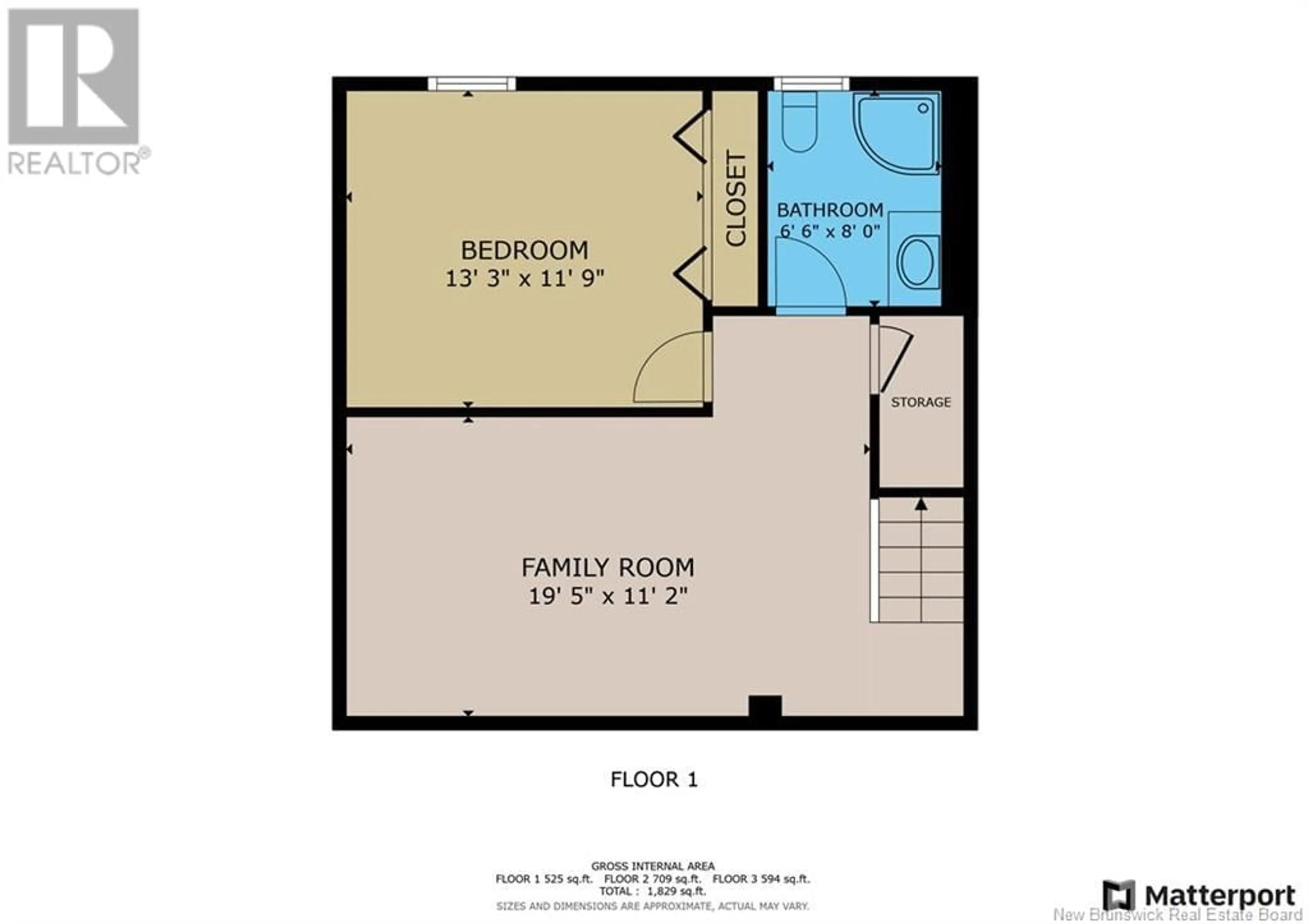 Floor plan for 136 Isington Street, Moncton New Brunswick E1G1Y6