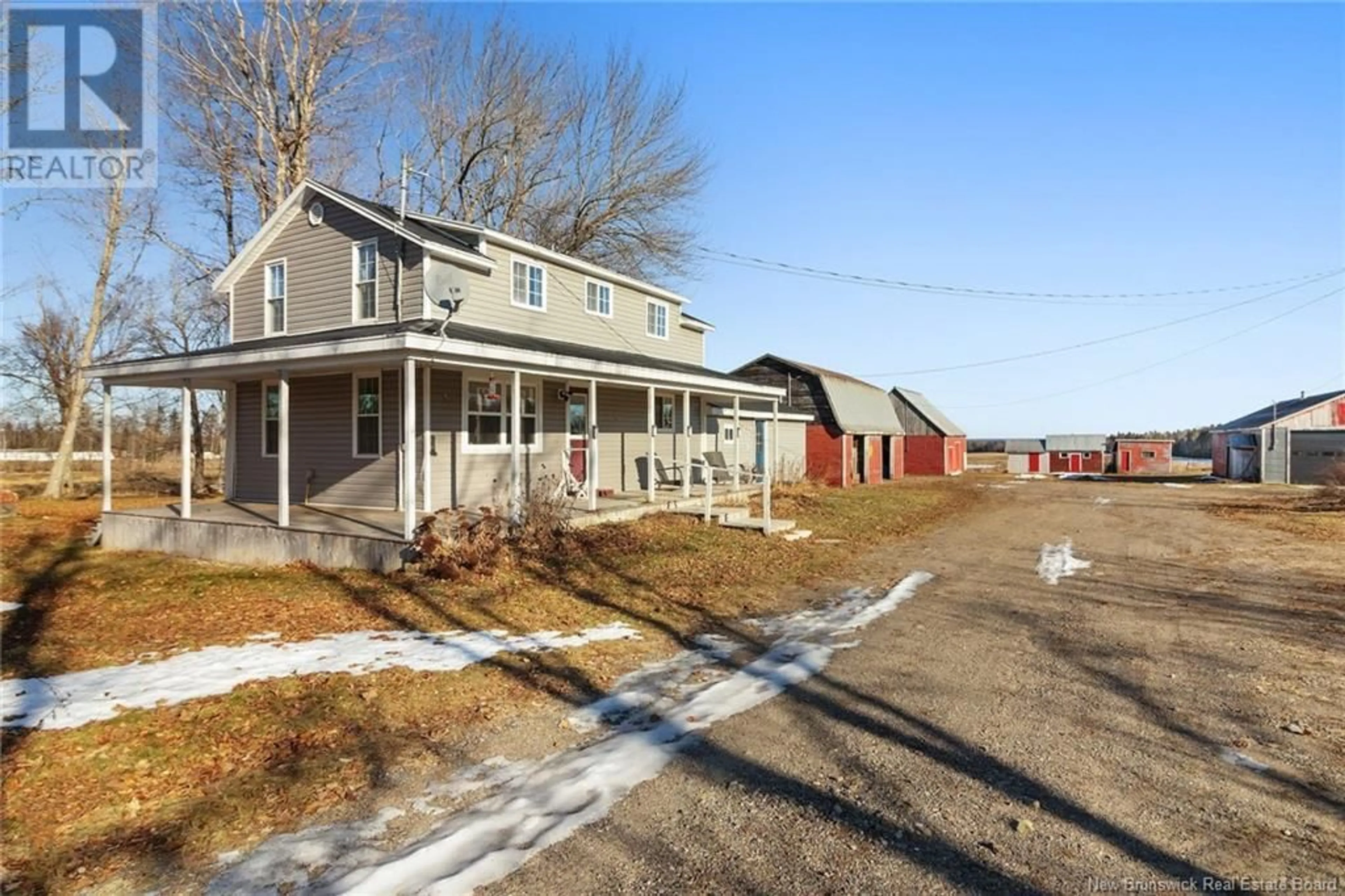 A pic from outside/outdoor area/front of a property/back of a property/a pic from drone, street for 449 Red Rock Road, Red Rock New Brunswick E6B2C5