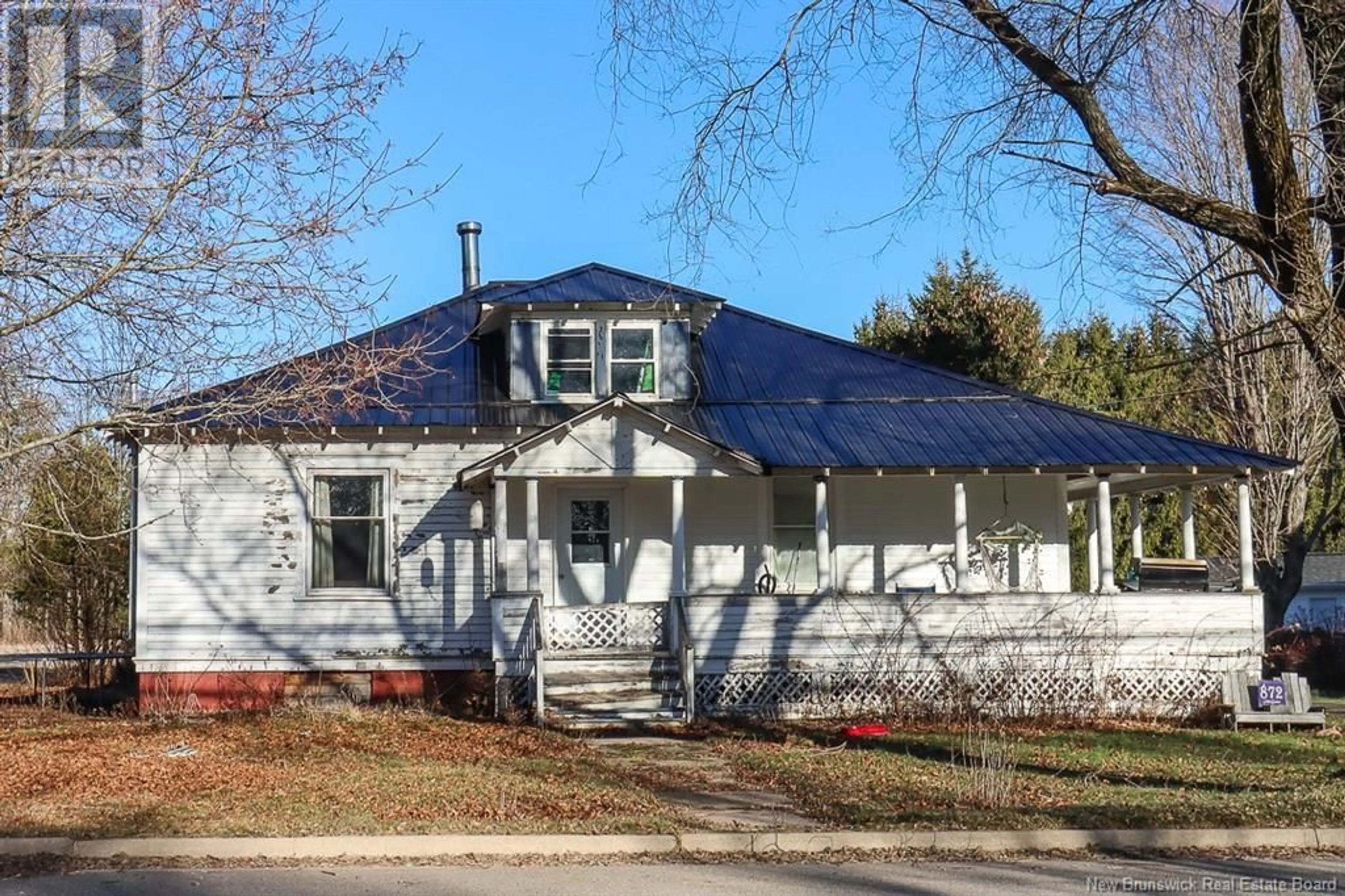 Home with vinyl exterior material, street for 872 Main Street, Sussex New Brunswick E4E2M5