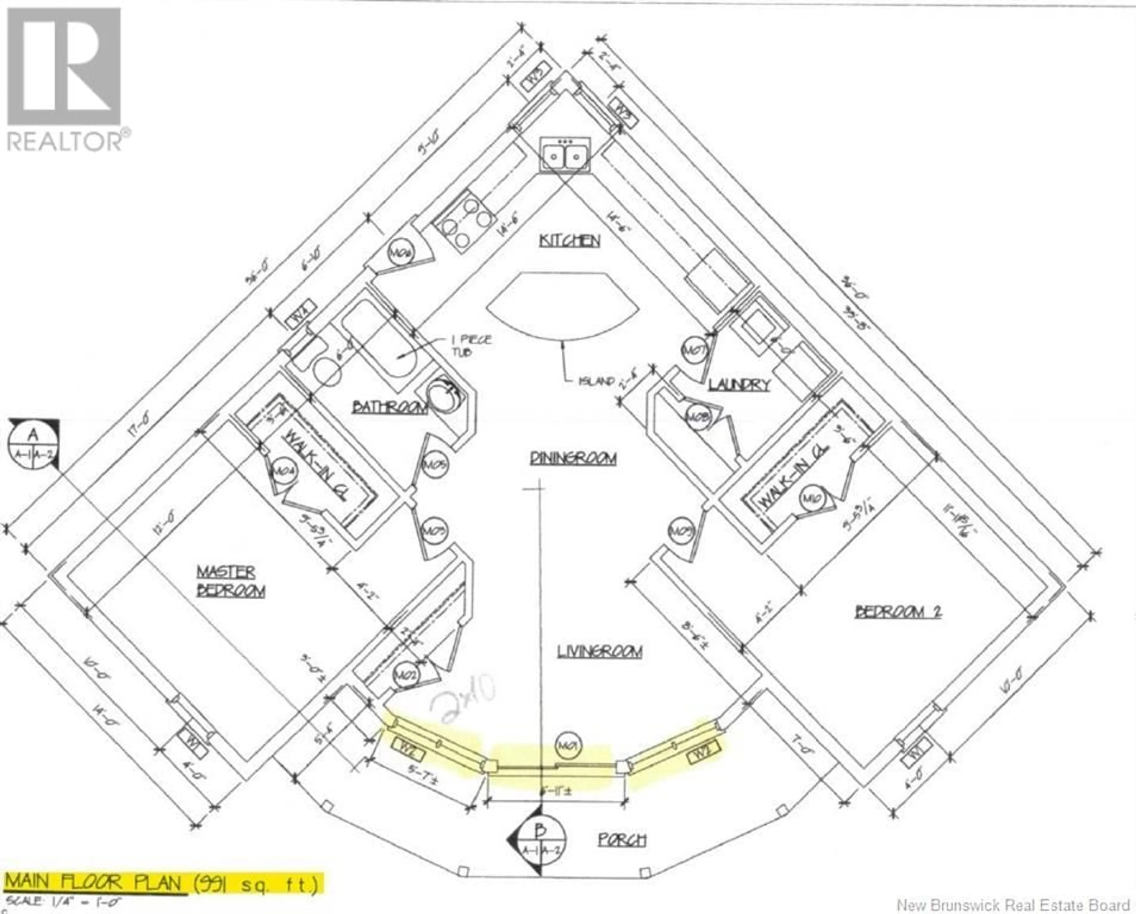 Floor plan for 29 Lecojo Lane, Cocagne New Brunswick E4R0G7