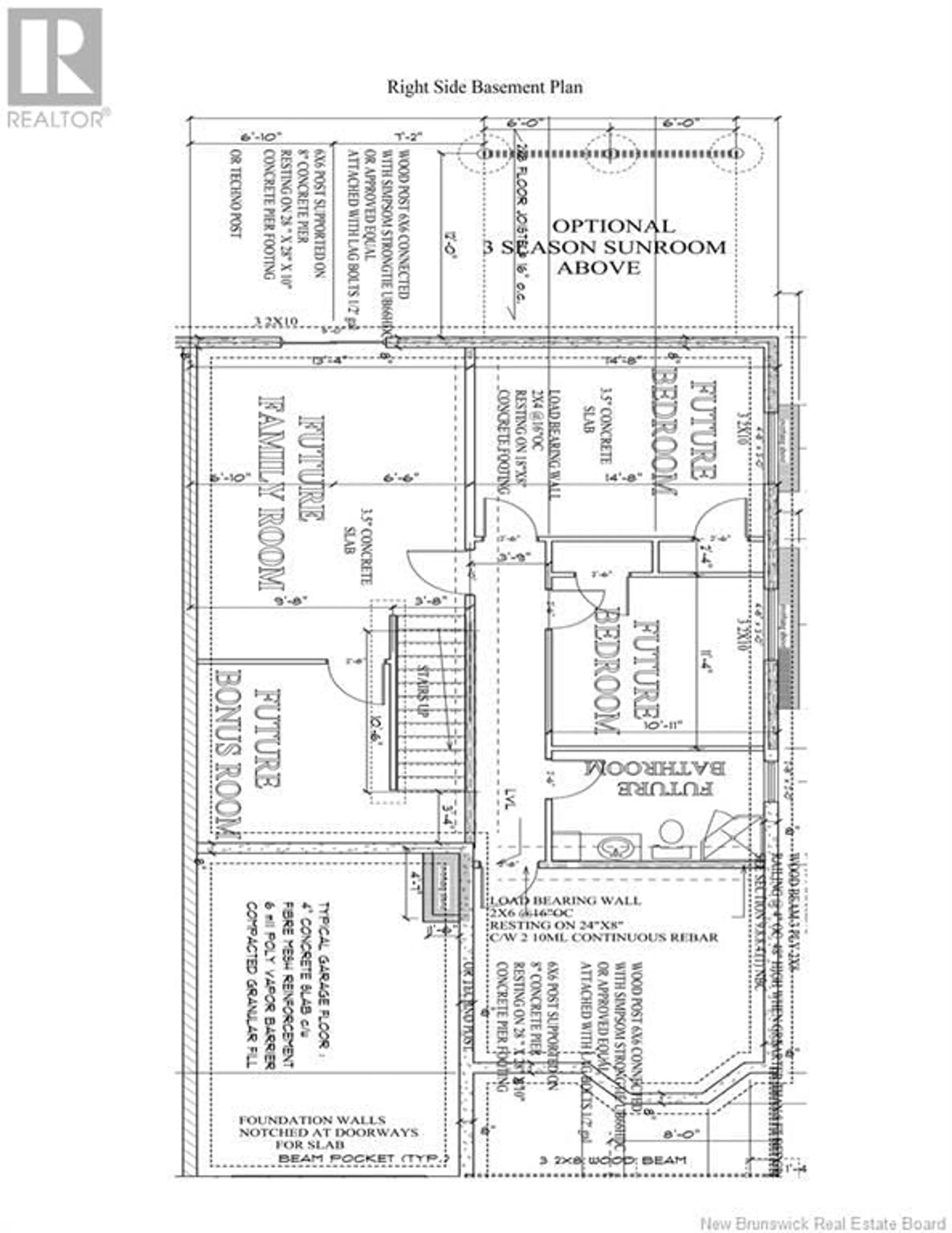 Floor plan for 21 BRAAM CRESCENT, Hillsborough New Brunswick E4H0B6