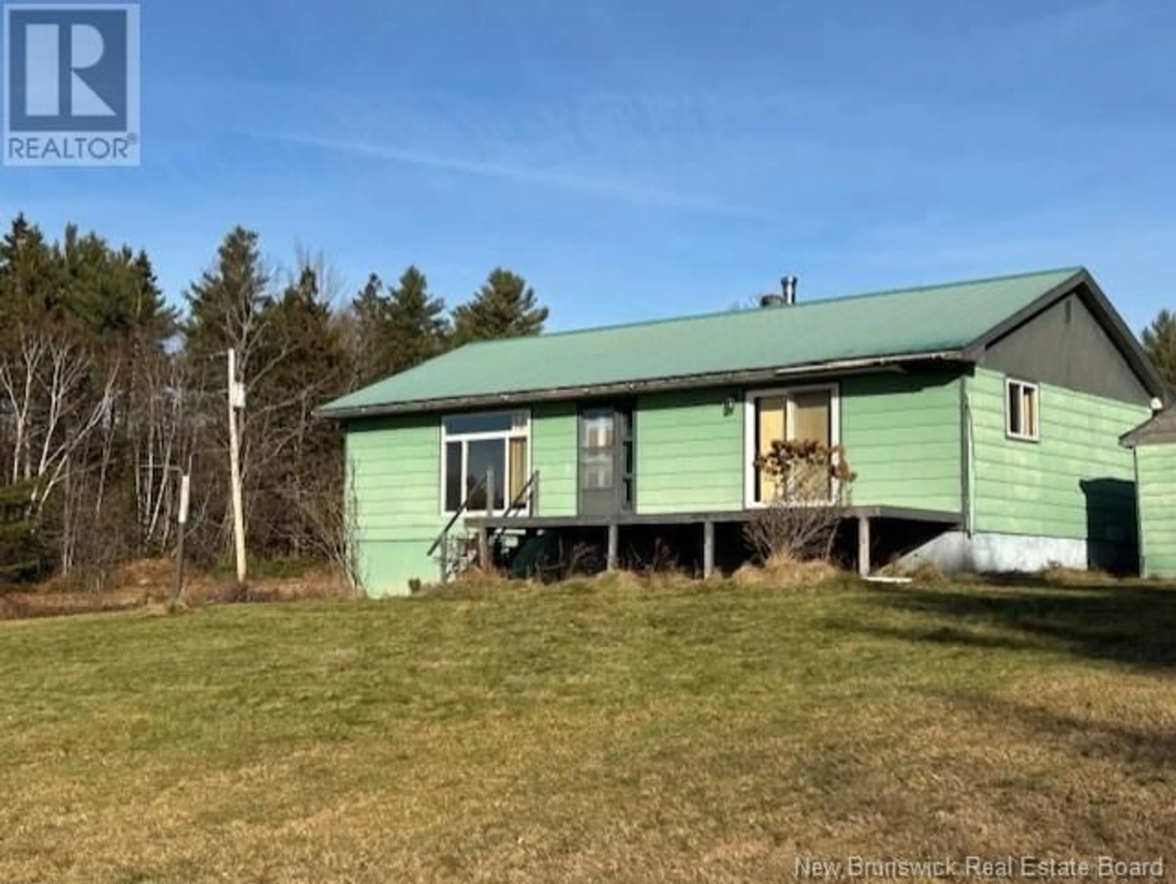 A pic from outside/outdoor area/front of a property/back of a property/a pic from drone, building for 378 Ledge Road, Crocker Hill New Brunswick E3L3N4