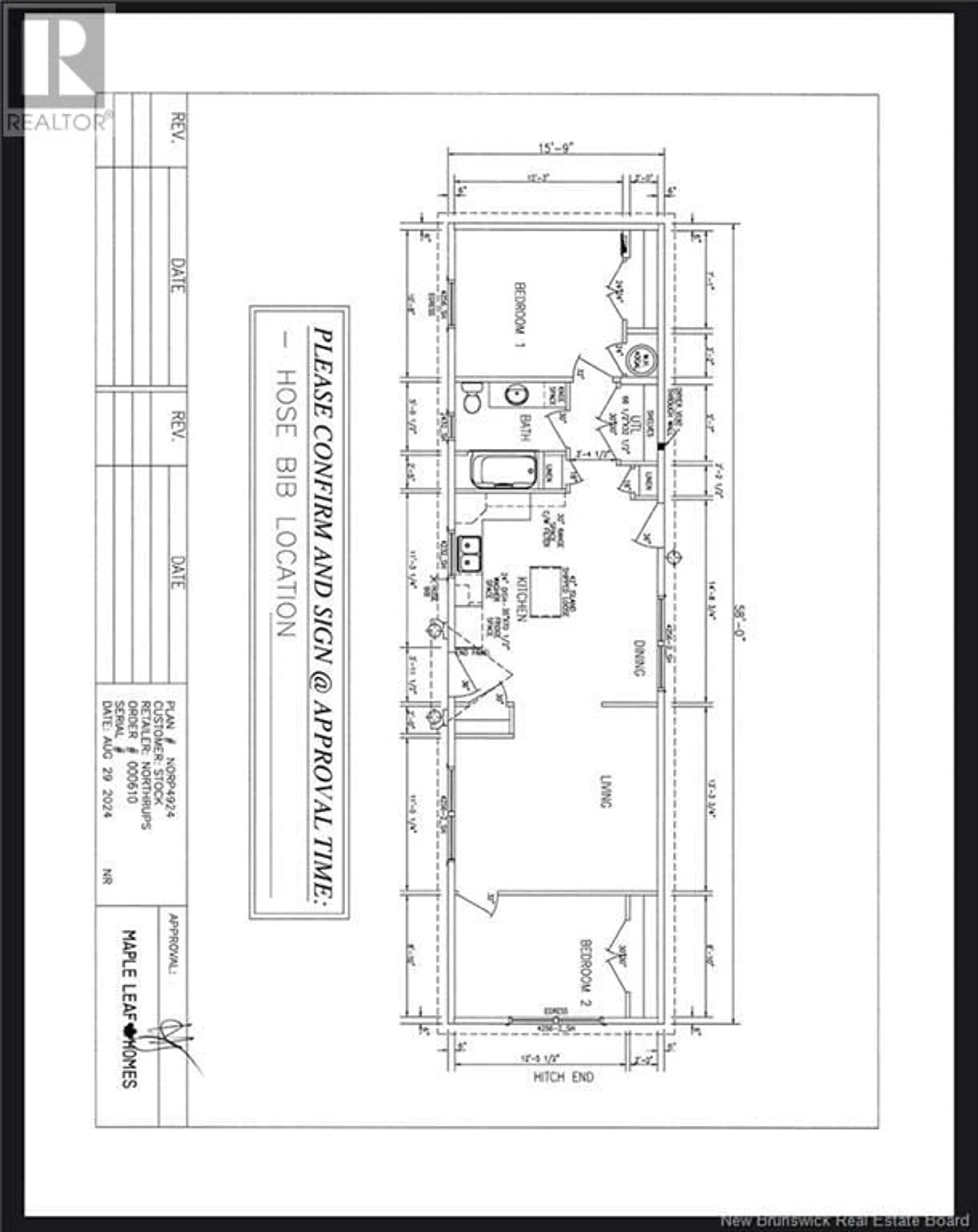 Floor plan for 89 Martha Street, Rusagonis New Brunswick E3B0T9