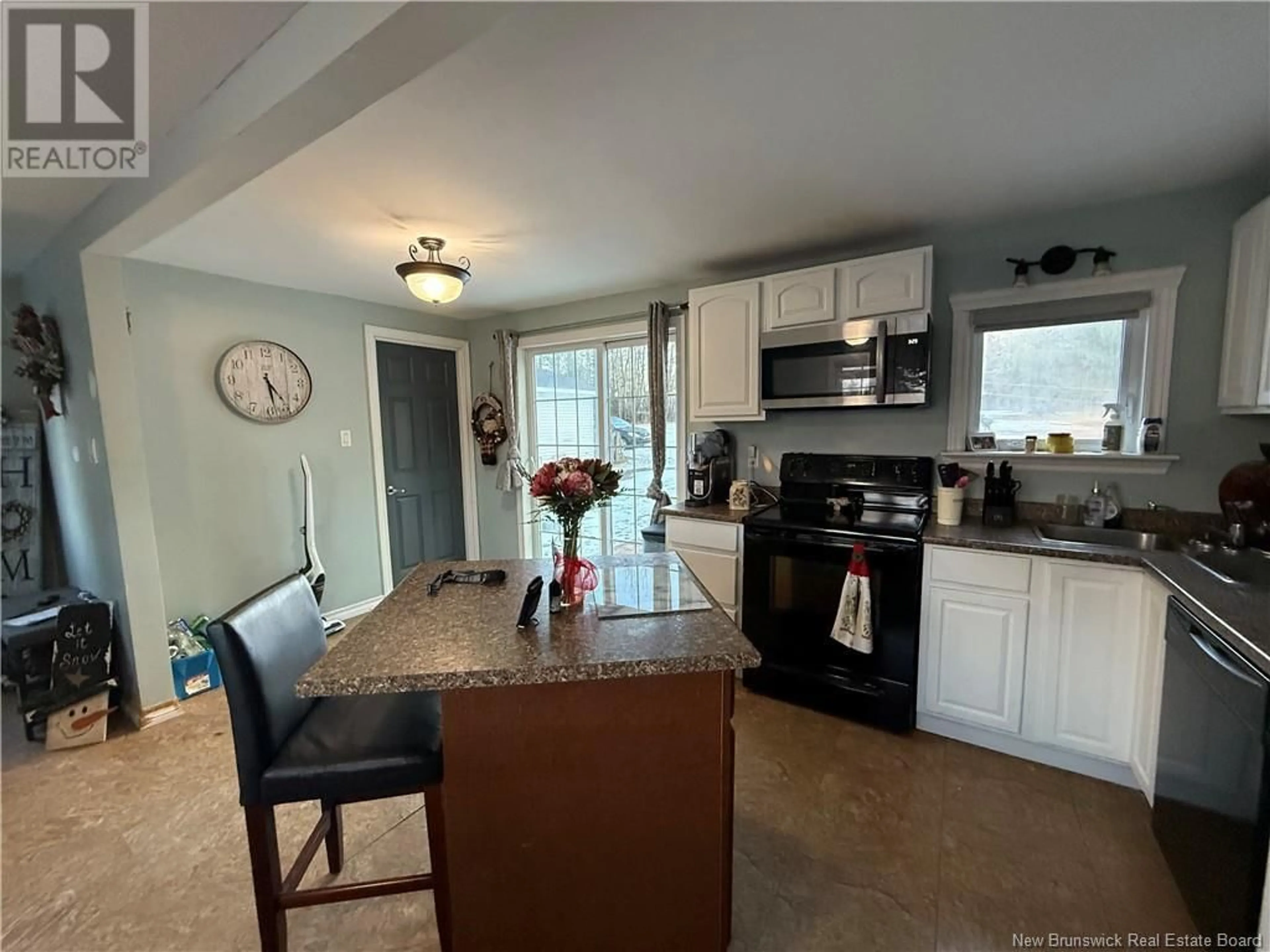 Open concept kitchen, ceramic/tile floor for 430 Cap Saint-Louis, Saint-Louis New Brunswick E4X1P9