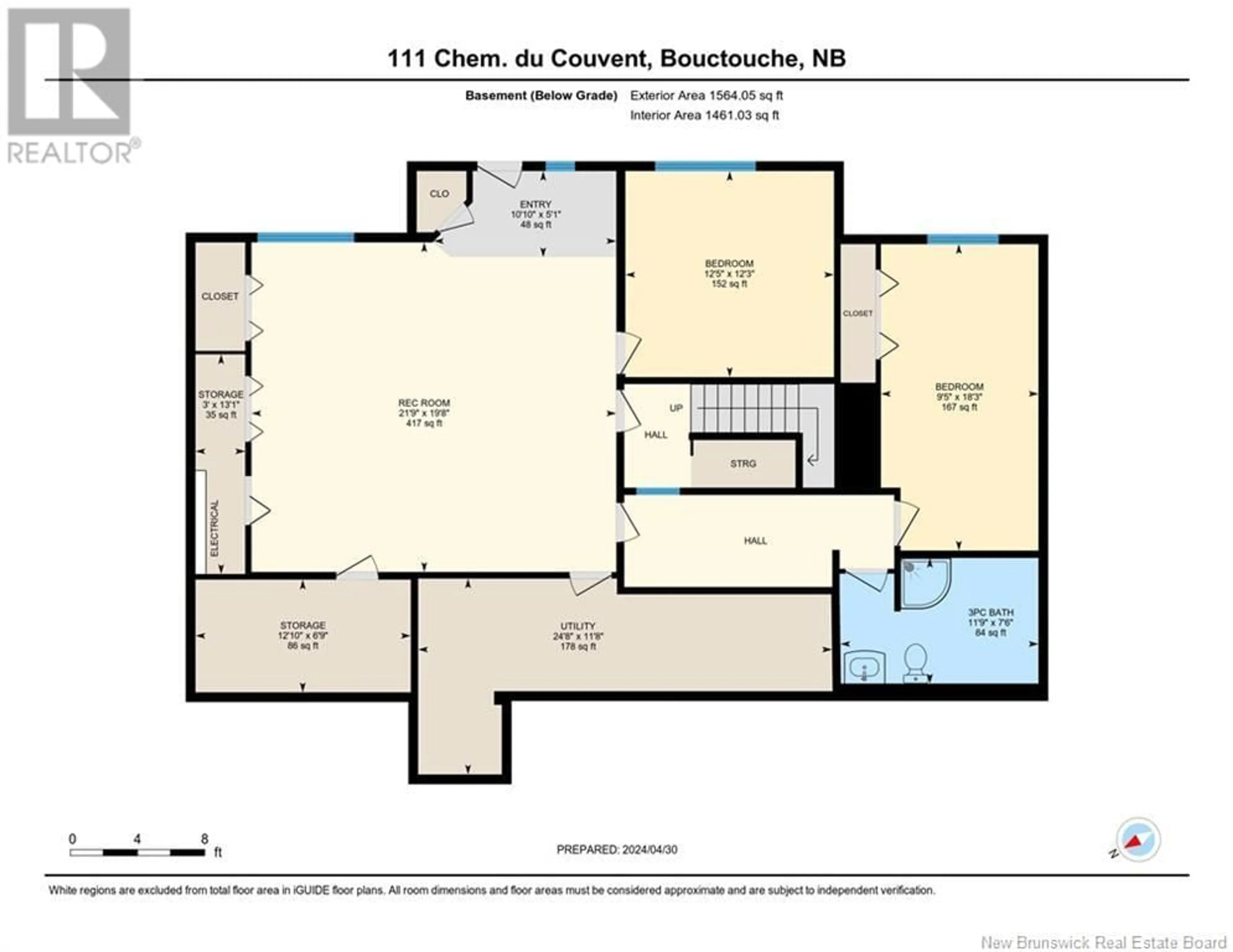 Floor plan for 111 Du Couvent, Bouctouche New Brunswick E4S3B8