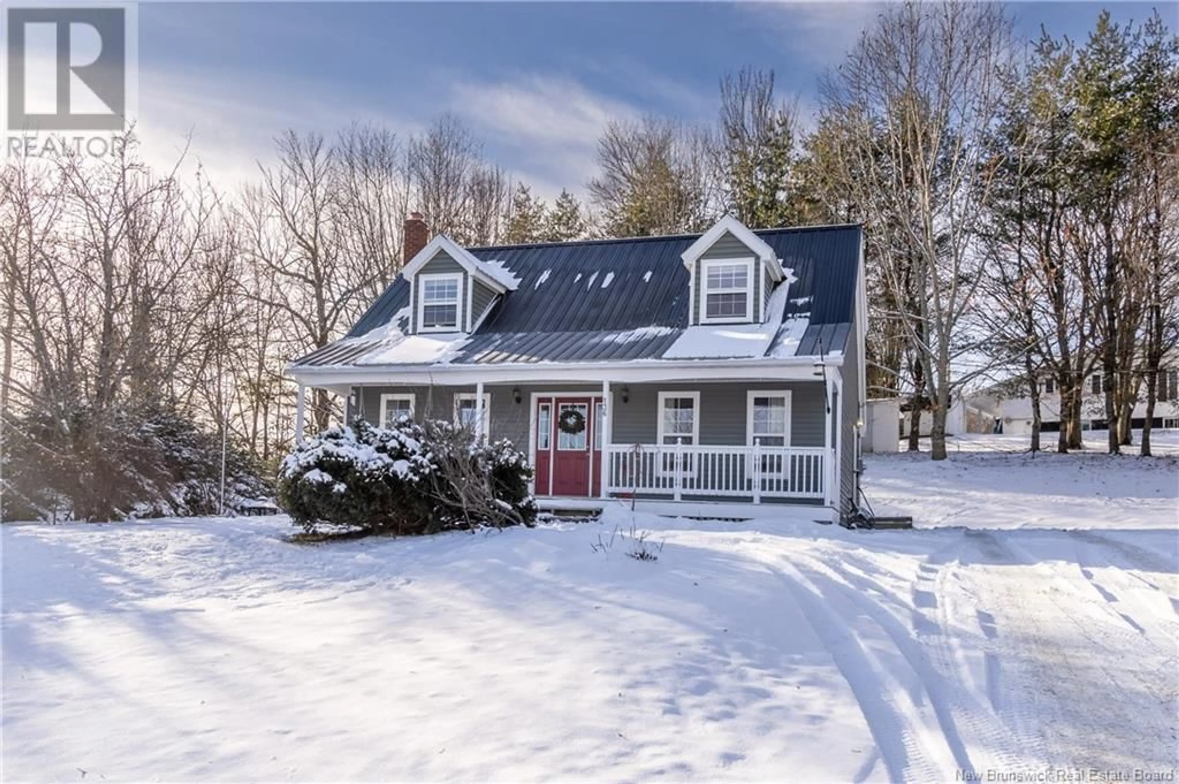 Home with vinyl exterior material, street for 136 Beatty Street, Woodstock New Brunswick E7M6A3