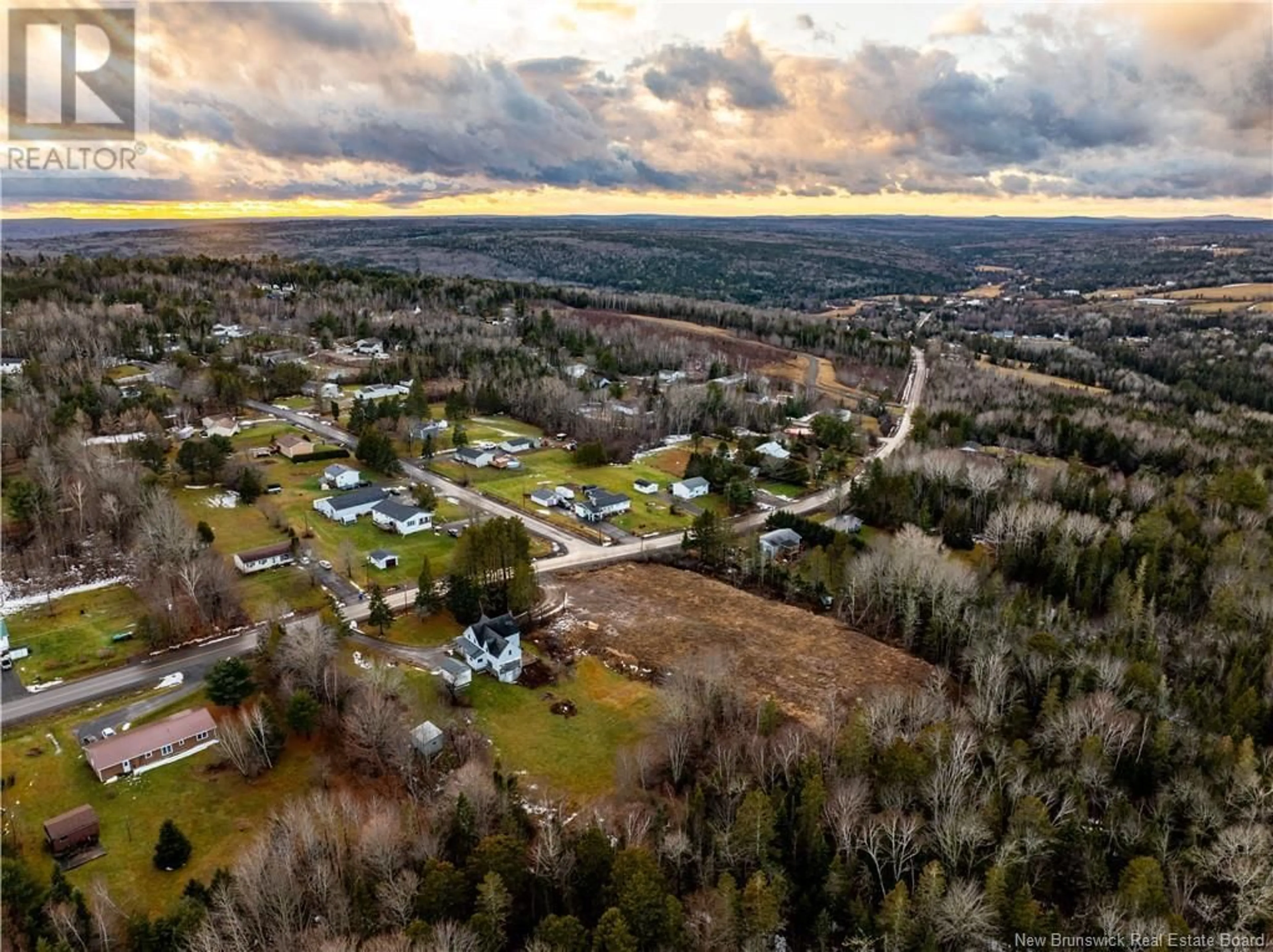 A pic from outside/outdoor area/front of a property/back of a property/a pic from drone, mountain view for 1082 McLeod Hill Road, Fredericton New Brunswick E3G6J7