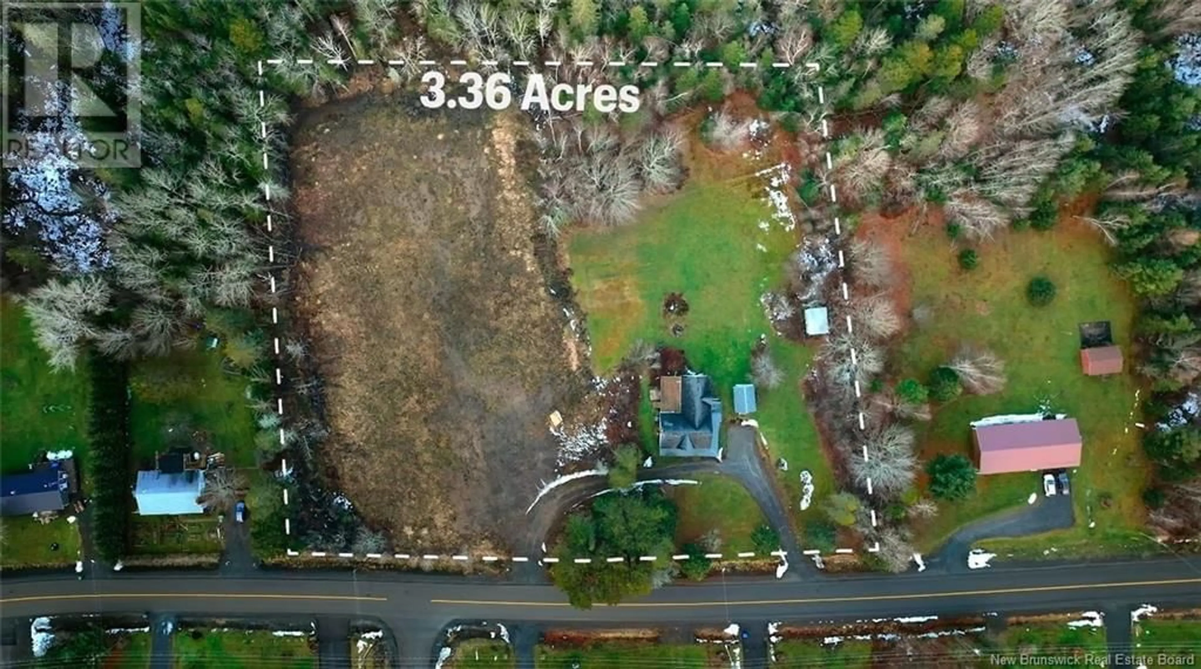 A pic from outside/outdoor area/front of a property/back of a property/a pic from drone, street for 1082 McLeod Hill Road, Fredericton New Brunswick E3G6J7