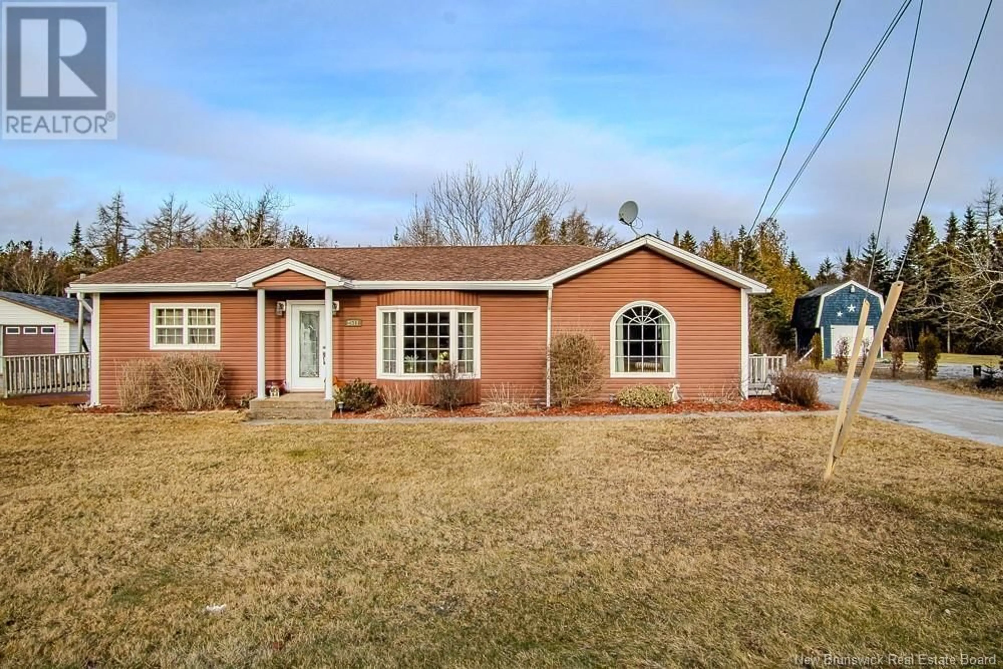 Home with brick exterior material, street for 2511 Loch Lomond Road, Saint John New Brunswick E2N1A5