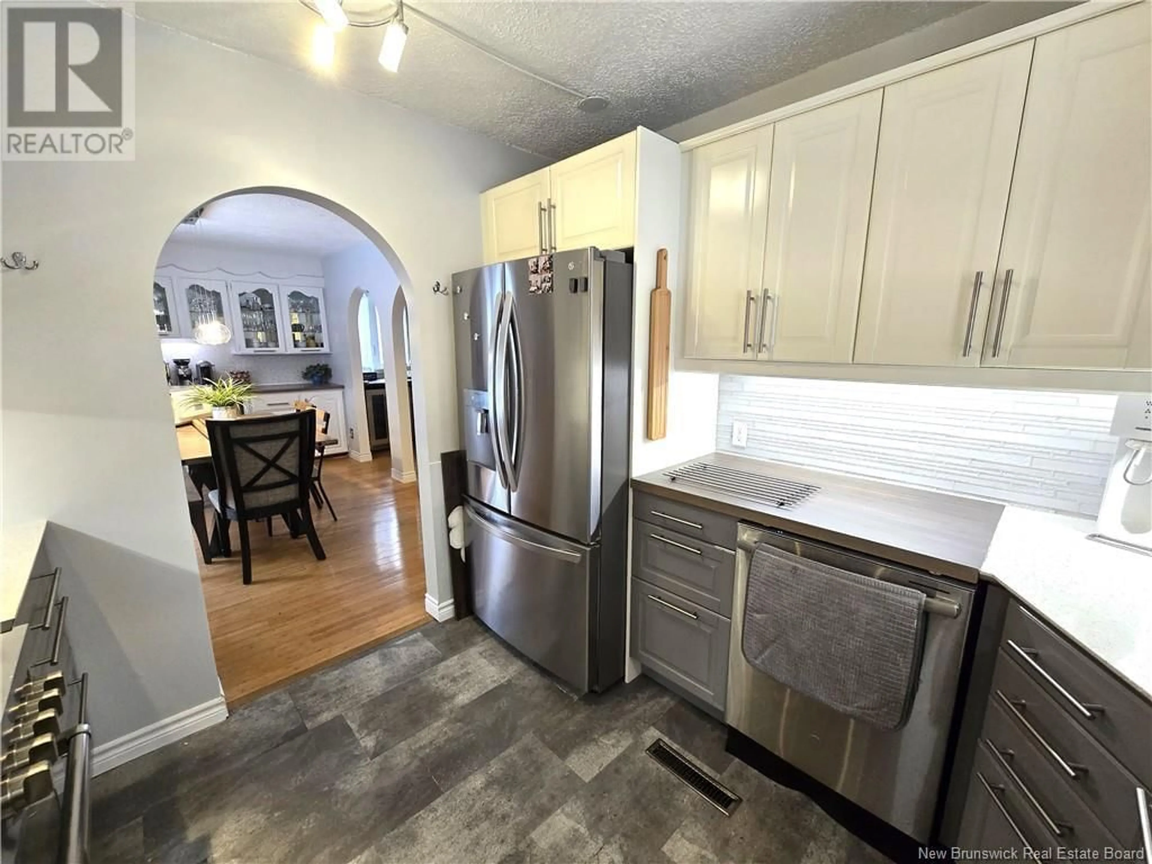 Open concept kitchen, ceramic/tile floor for 1252 BAISLEY ROAD, Saint-Jacques New Brunswick E7B2A5