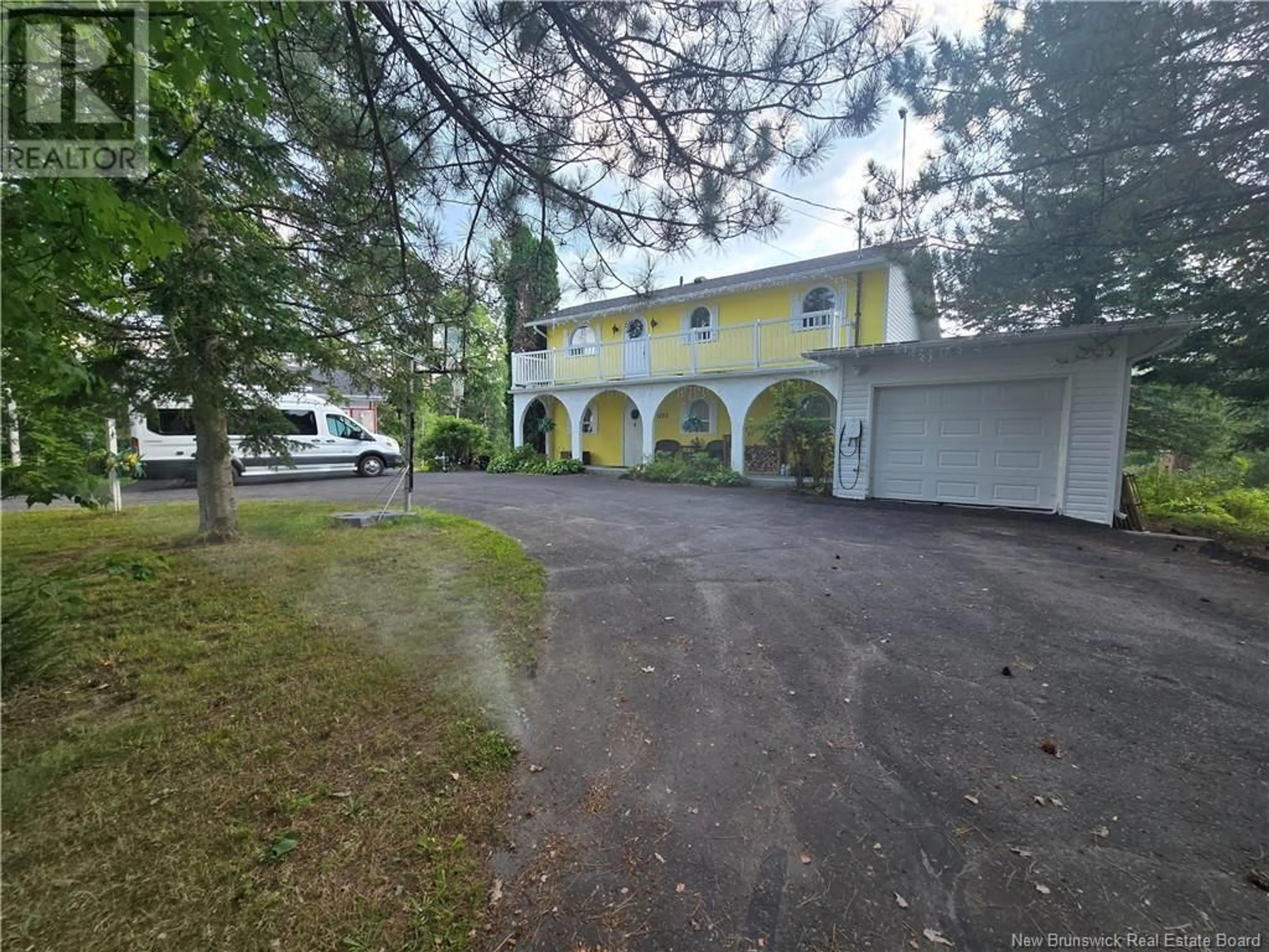 A pic from outside/outdoor area/front of a property/back of a property/a pic from drone, street for 1252 Baisley Road, Saint-Jacques New Brunswick E7B2A5