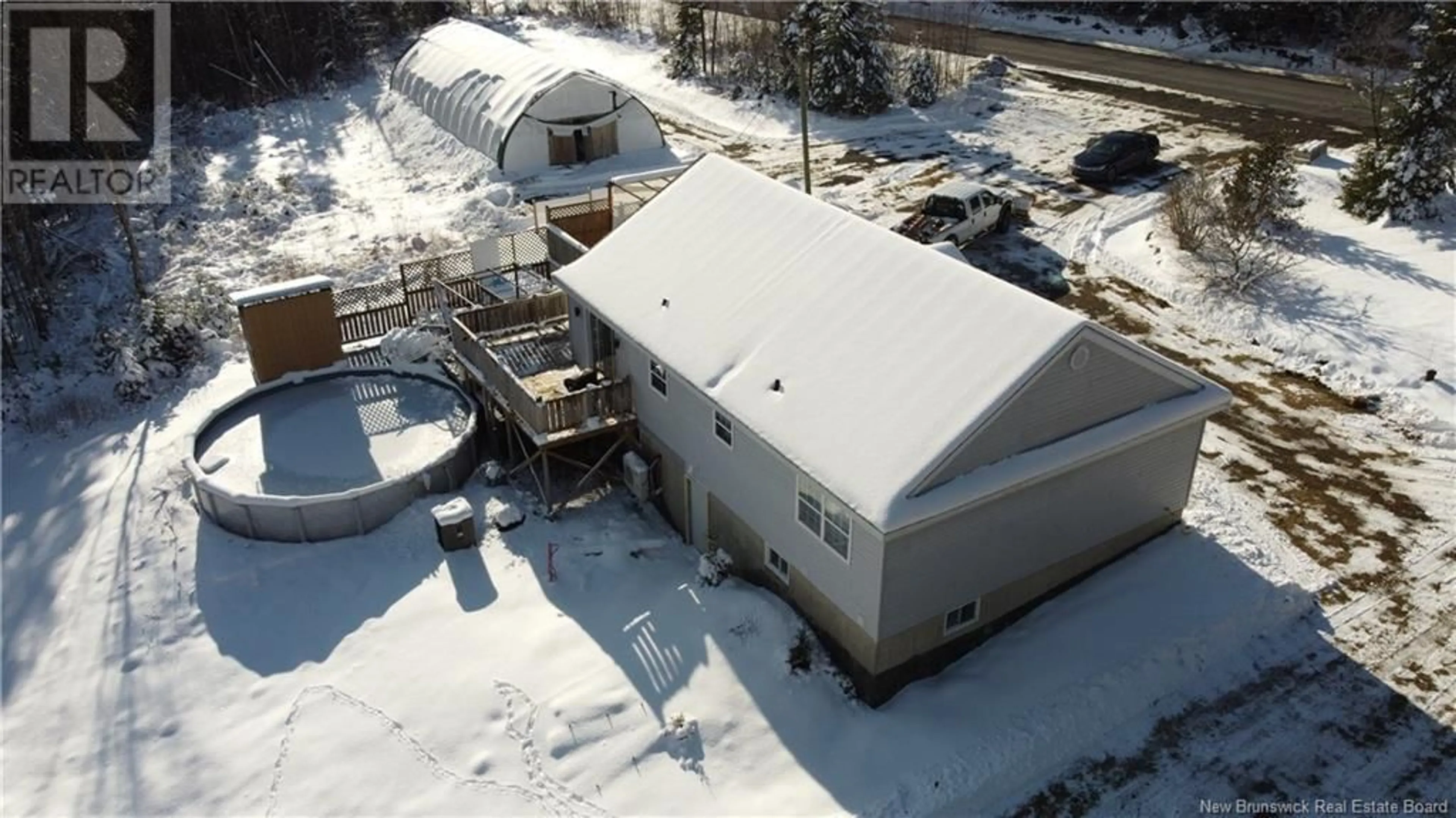 A pic from outside/outdoor area/front of a property/back of a property/a pic from drone, building for 103 Route 778, Pennfield New Brunswick E5H2B4