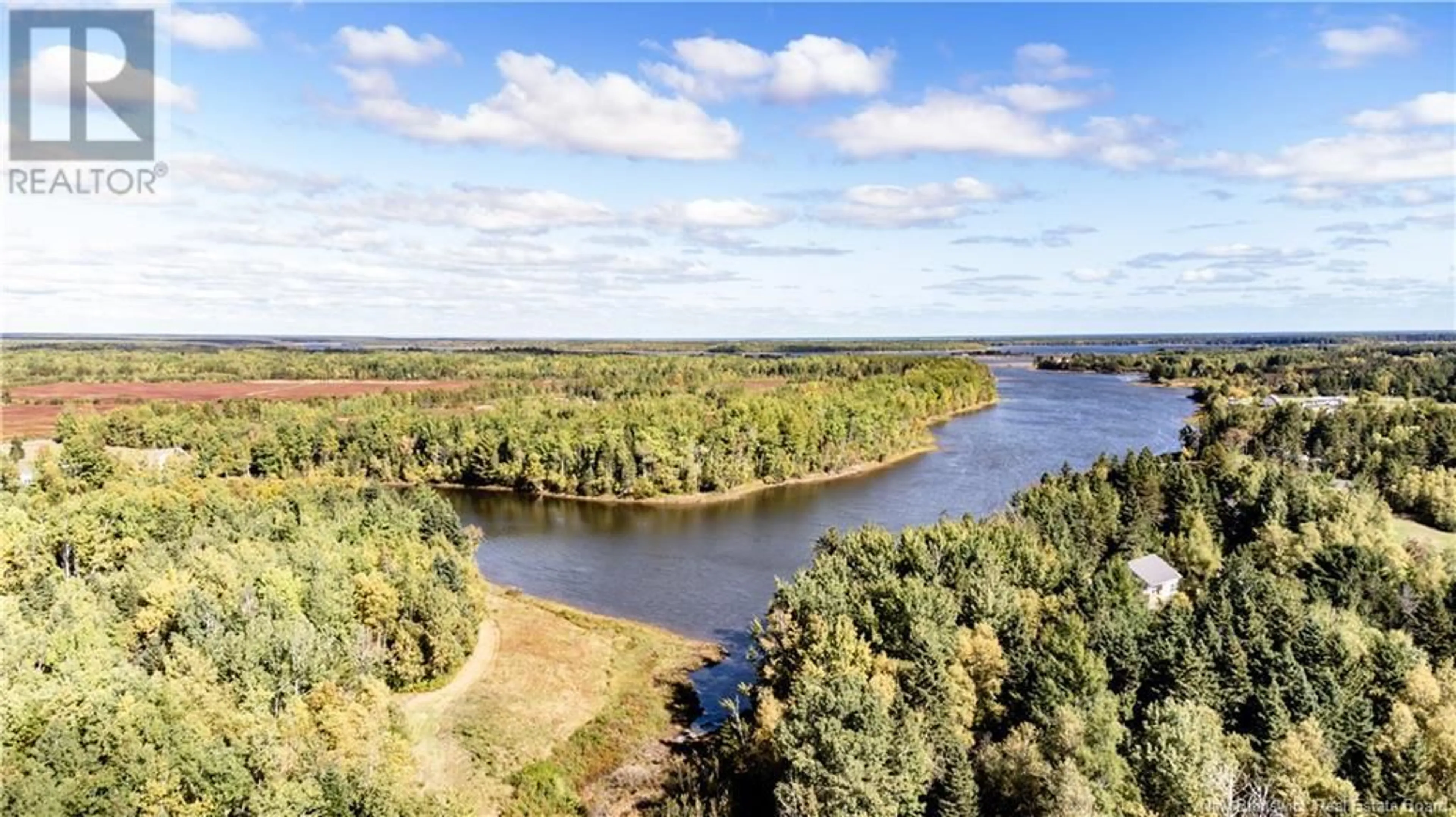 A pic from outside/outdoor area/front of a property/back of a property/a pic from drone, water/lake/river/ocean view for 695 De la Petite Riviere, Aldouane New Brunswick E4W5C1