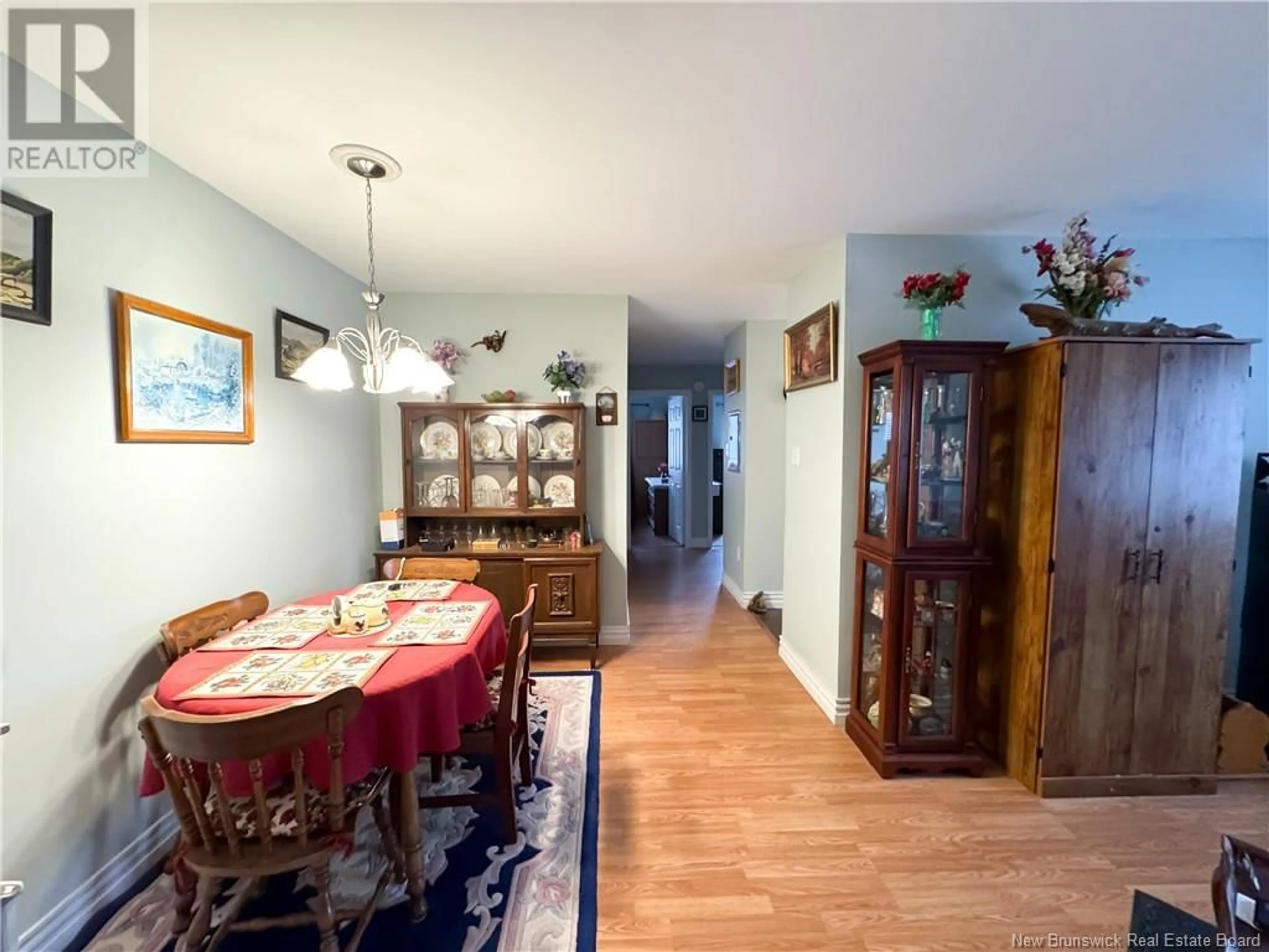 Dining room, wood/laminate floor for 125 Coldbrook Crescent Unit# 6, Saint John New Brunswick E2J3Z3