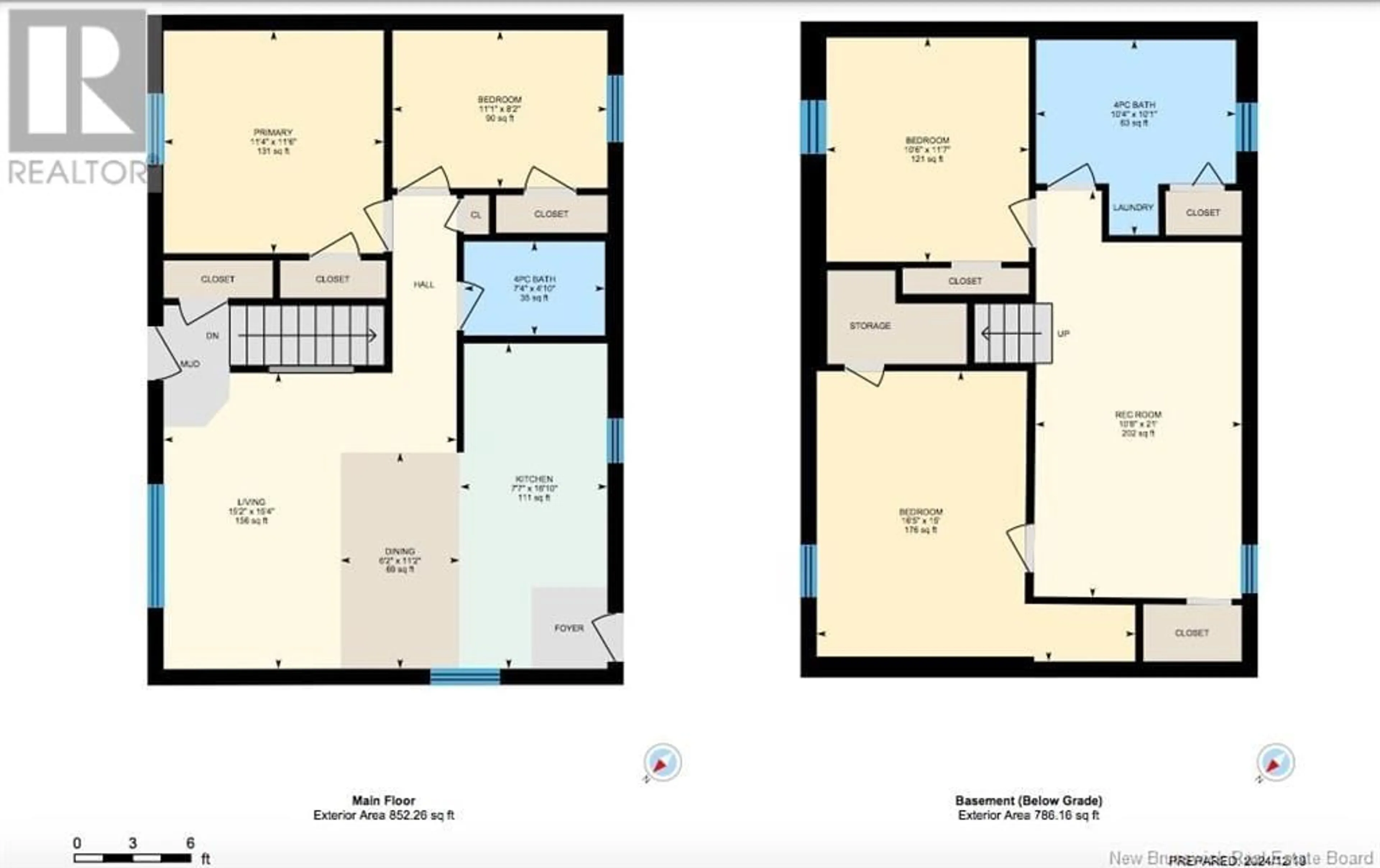 Floor plan for 203 Main Street, Minto New Brunswick E4B3N4