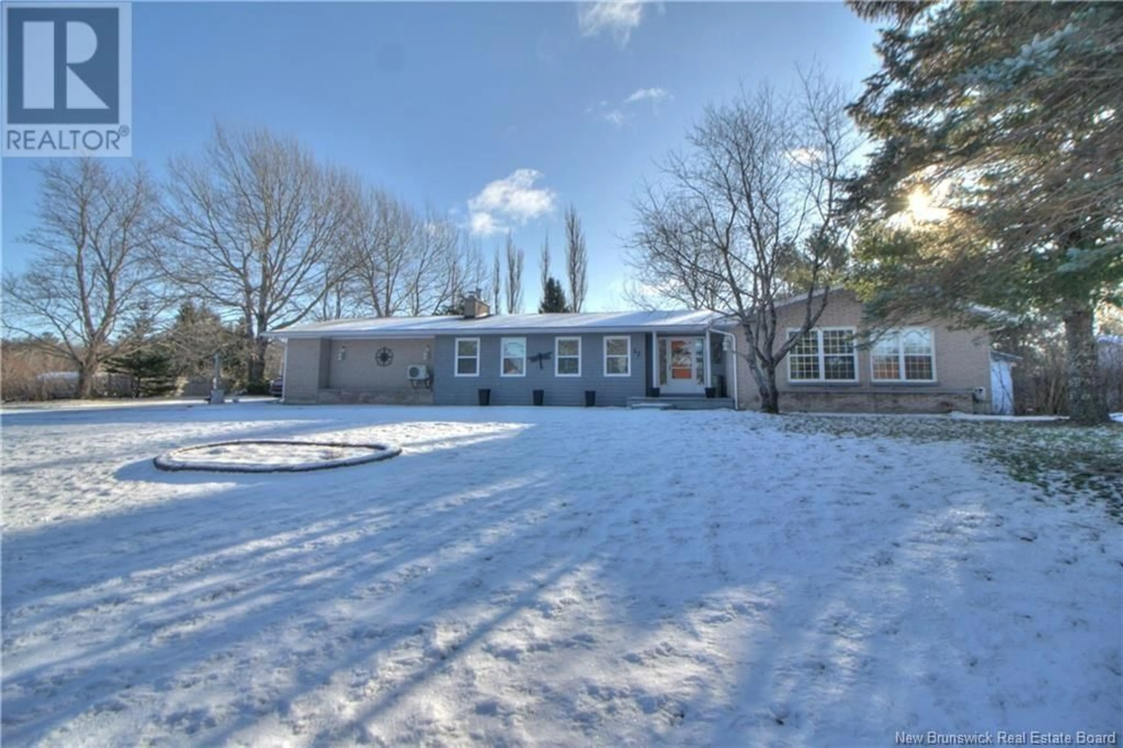 A pic from outside/outdoor area/front of a property/back of a property/a pic from drone, street for 17 Centennial, Rexton New Brunswick E4W1X4