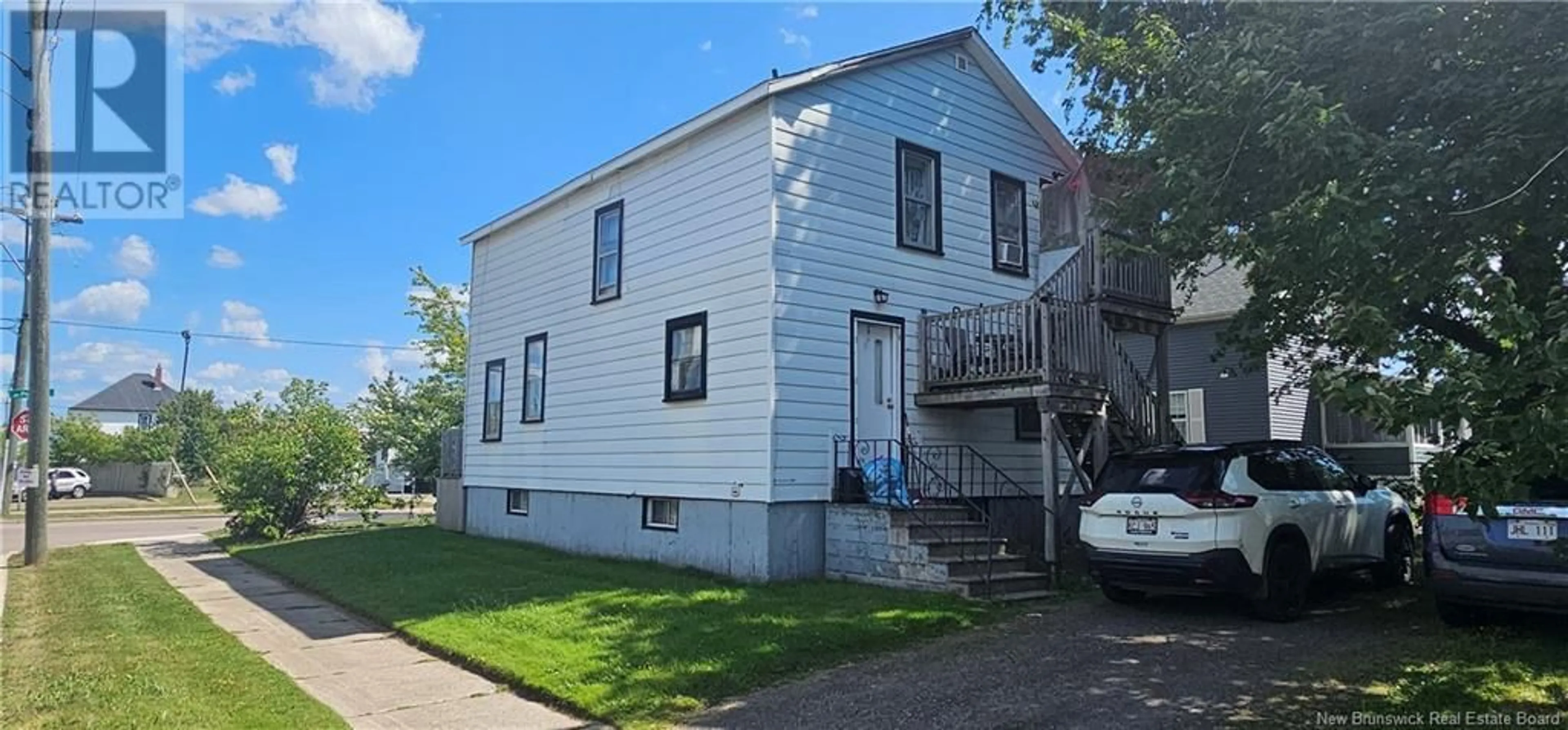 Home with vinyl exterior material, street for 202-202A Purdy Avenue, Moncton New Brunswick E1C8G7