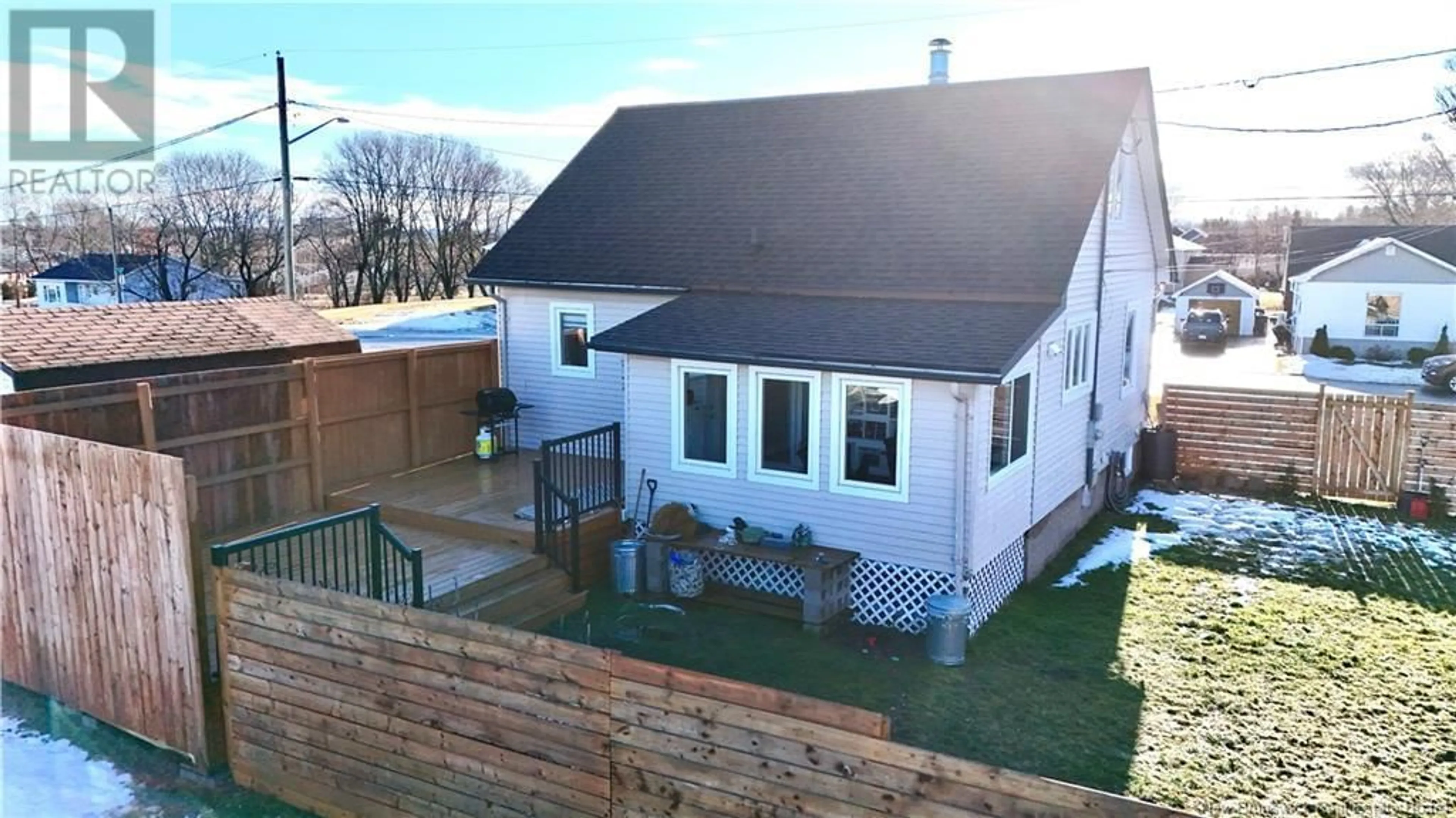 A pic from outside/outdoor area/front of a property/back of a property/a pic from drone, street for 390 St Camille, Bathurst New Brunswick E2A3M6