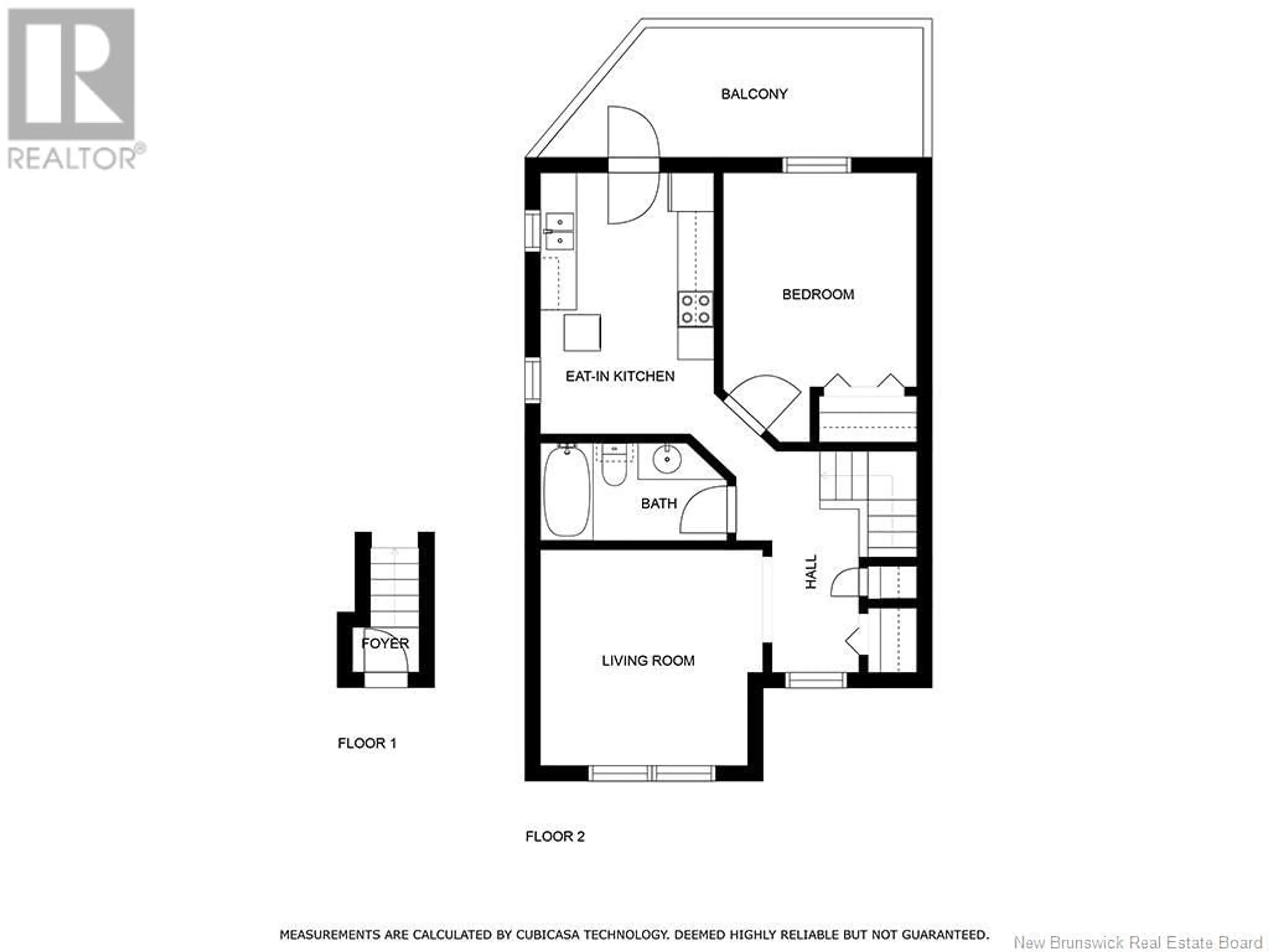 Floor plan for 159 King Street Unit# 3, Moncton New Brunswick E1C4M9