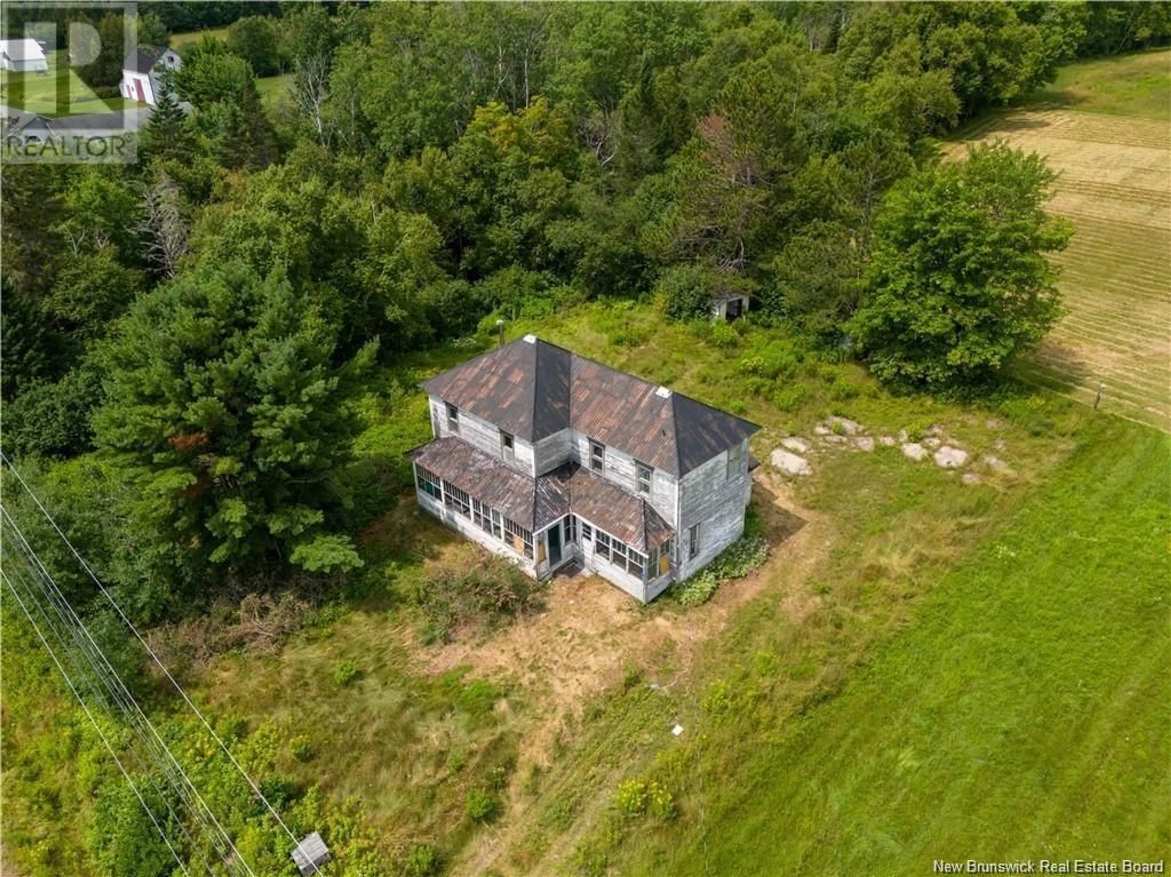 A pic from outside/outdoor area/front of a property/back of a property/a pic from drone, unknown for 4697 Route 108 Route, Derby New Brunswick E1V5C3