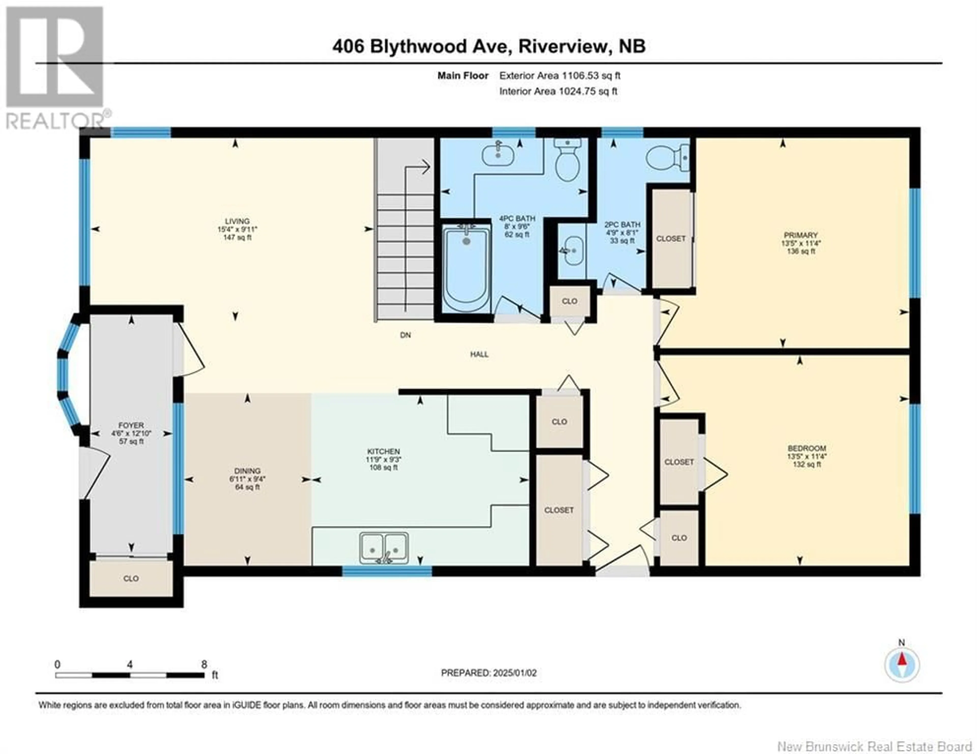 Floor plan for 406 Blythwood Avenue, Riverview New Brunswick E1B2H2