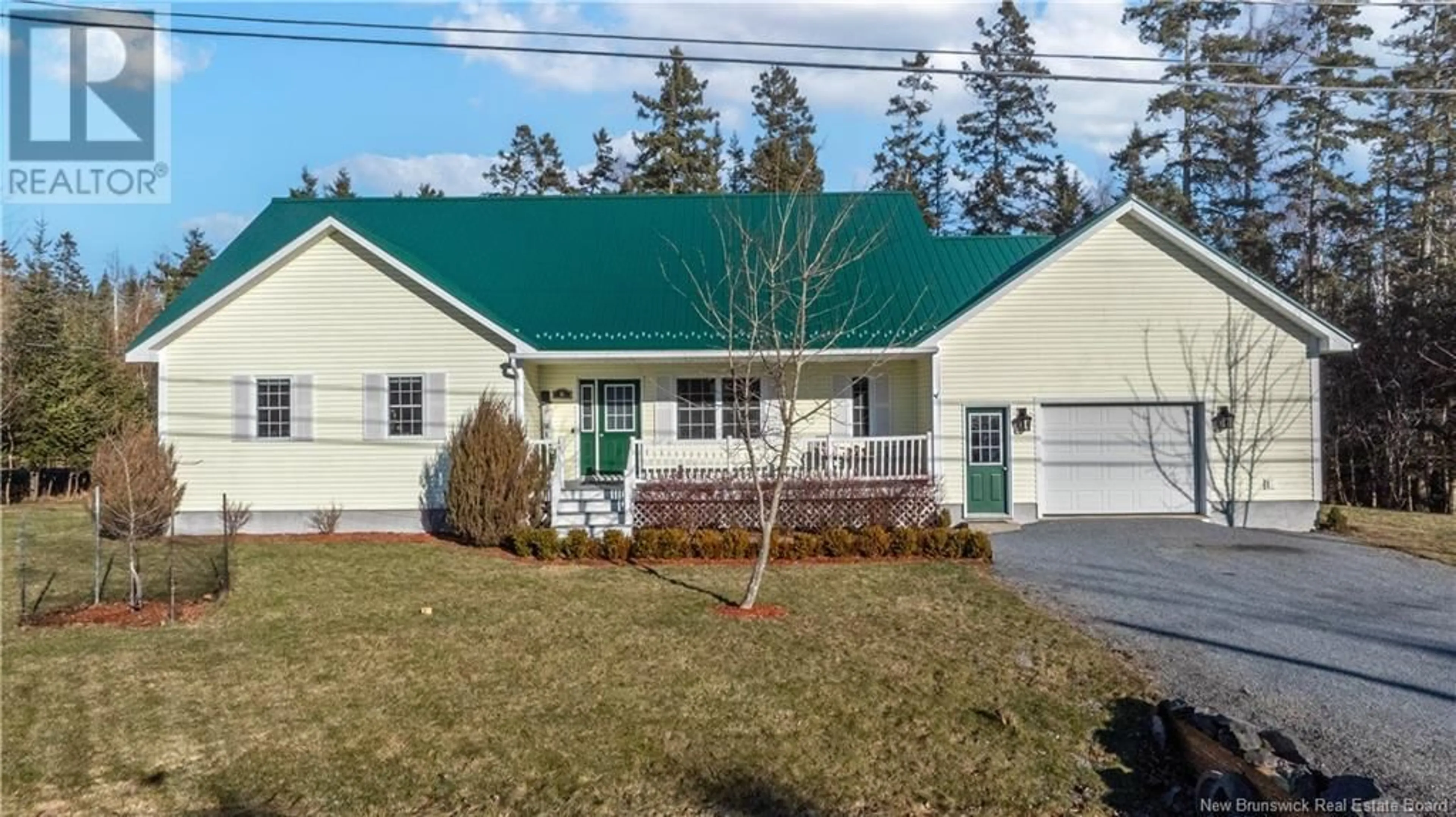 Home with vinyl exterior material, street for 56 Diana Drive, Saint Andrews New Brunswick E5B3W6