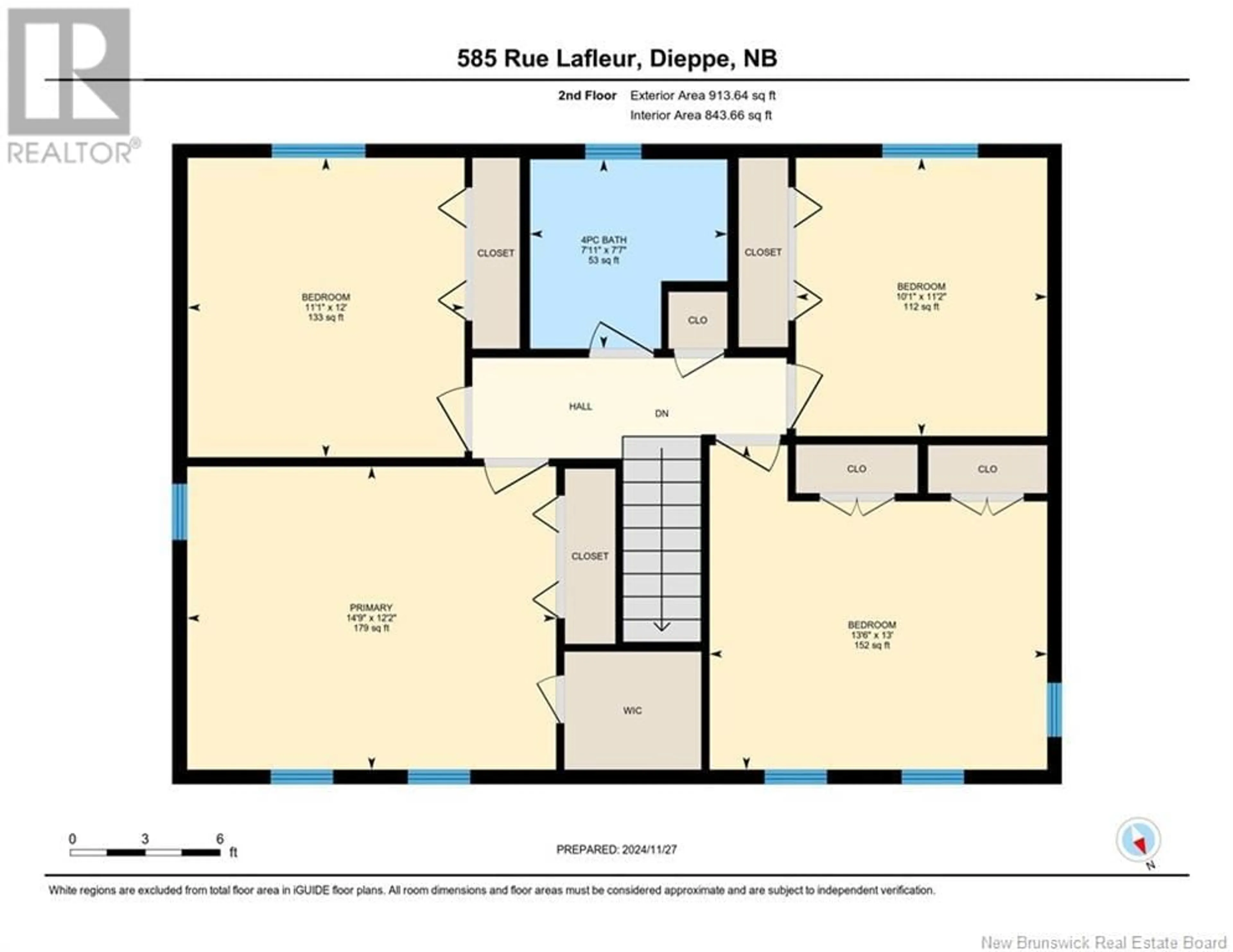 Floor plan for 585 Lafleur, Dieppe New Brunswick E1A6A3