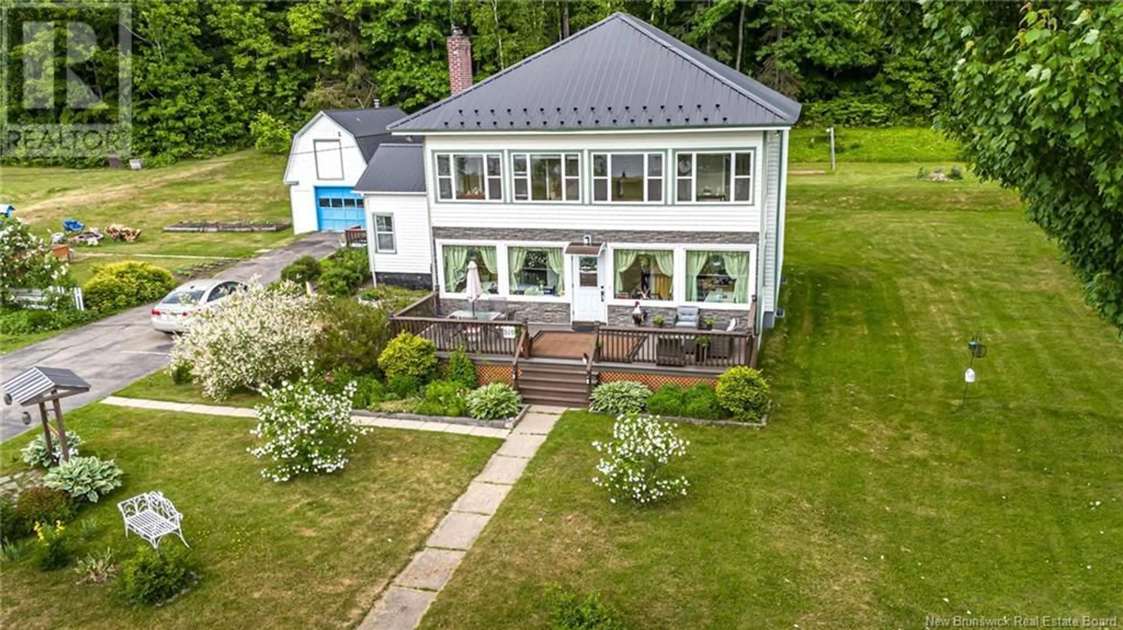 A pic from outside/outdoor area/front of a property/back of a property/a pic from drone, building for 519-531 OTIS DRIVE, Nackawic New Brunswick E6G1H6
