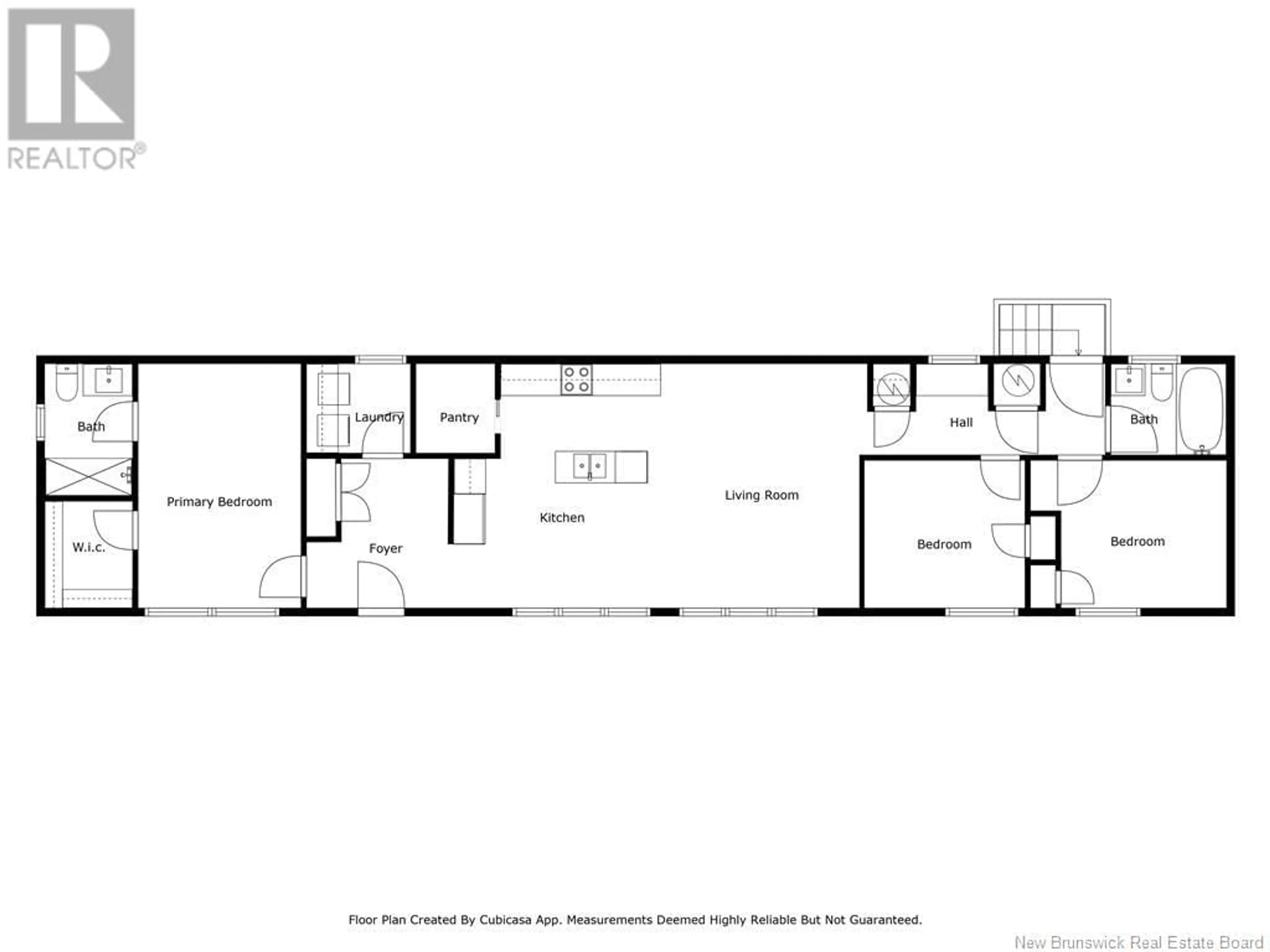 Floor plan for 54 Bedeche Street, Cap-Pelé New Brunswick E4N0G1