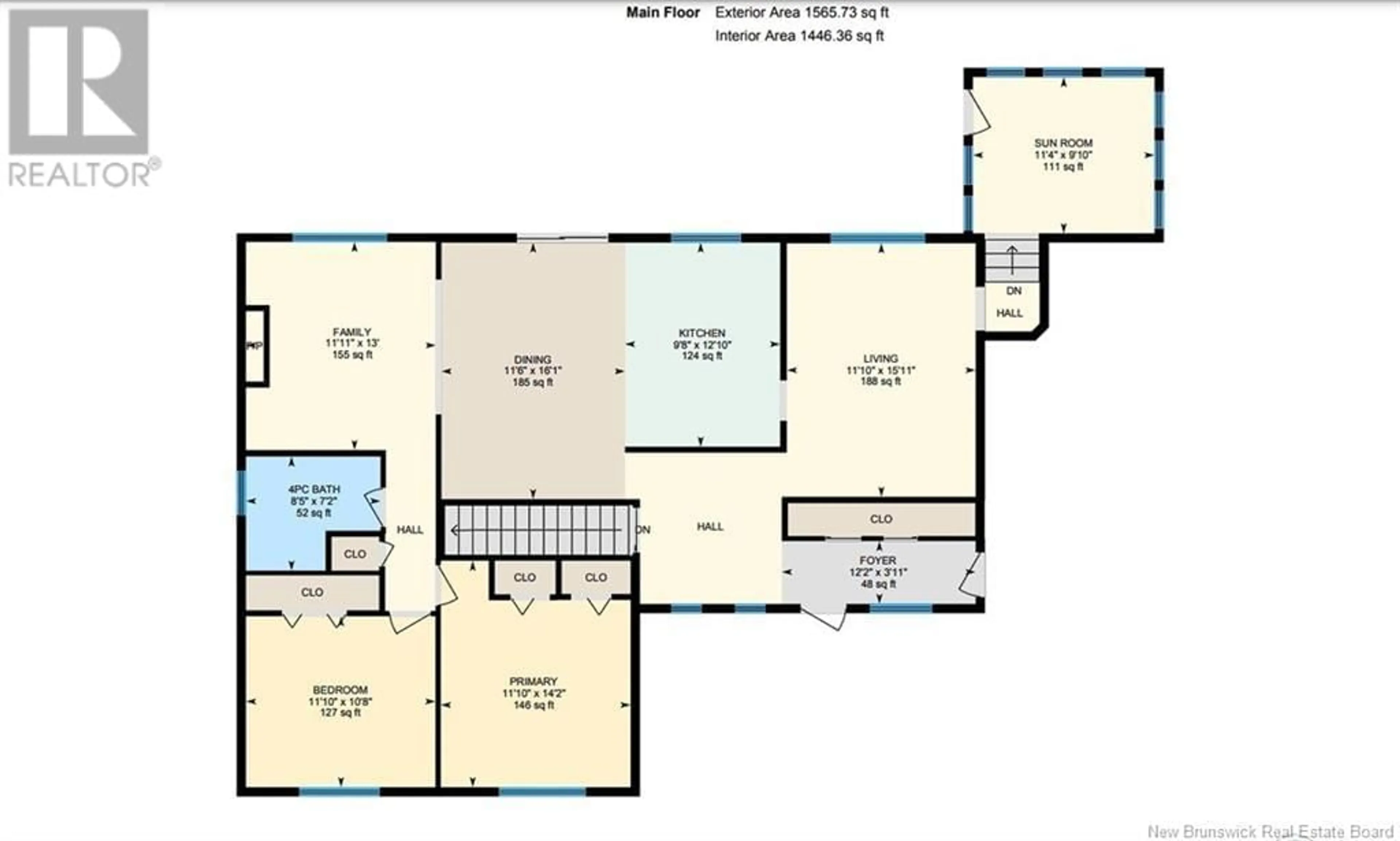 Floor plan for 965 Edgewood, Bathurst New Brunswick E2A3T2