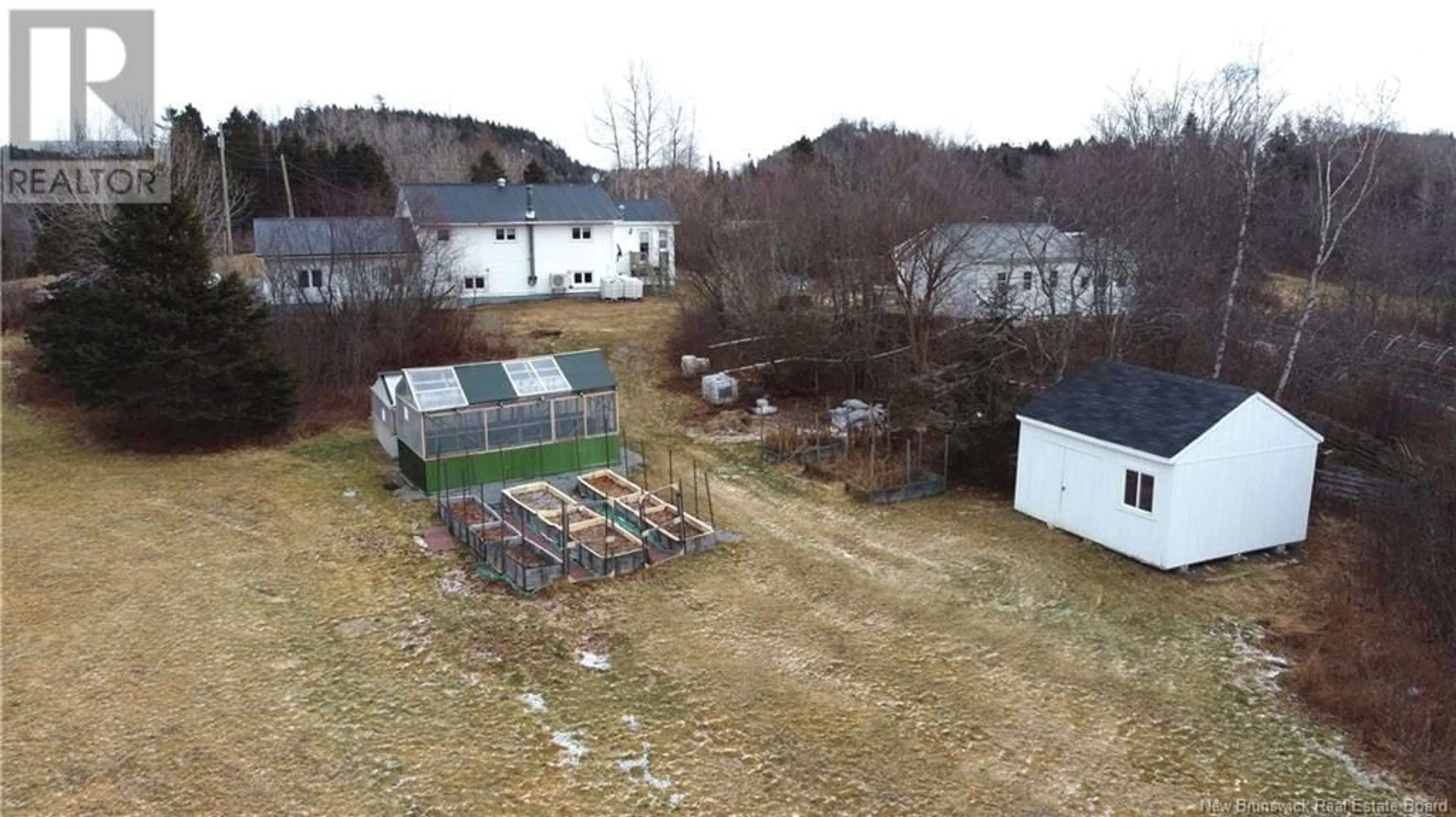 A pic from outside/outdoor area/front of a property/back of a property/a pic from drone, building for 49 Kerrs Ridge Road, Bocabec New Brunswick E5B3K6