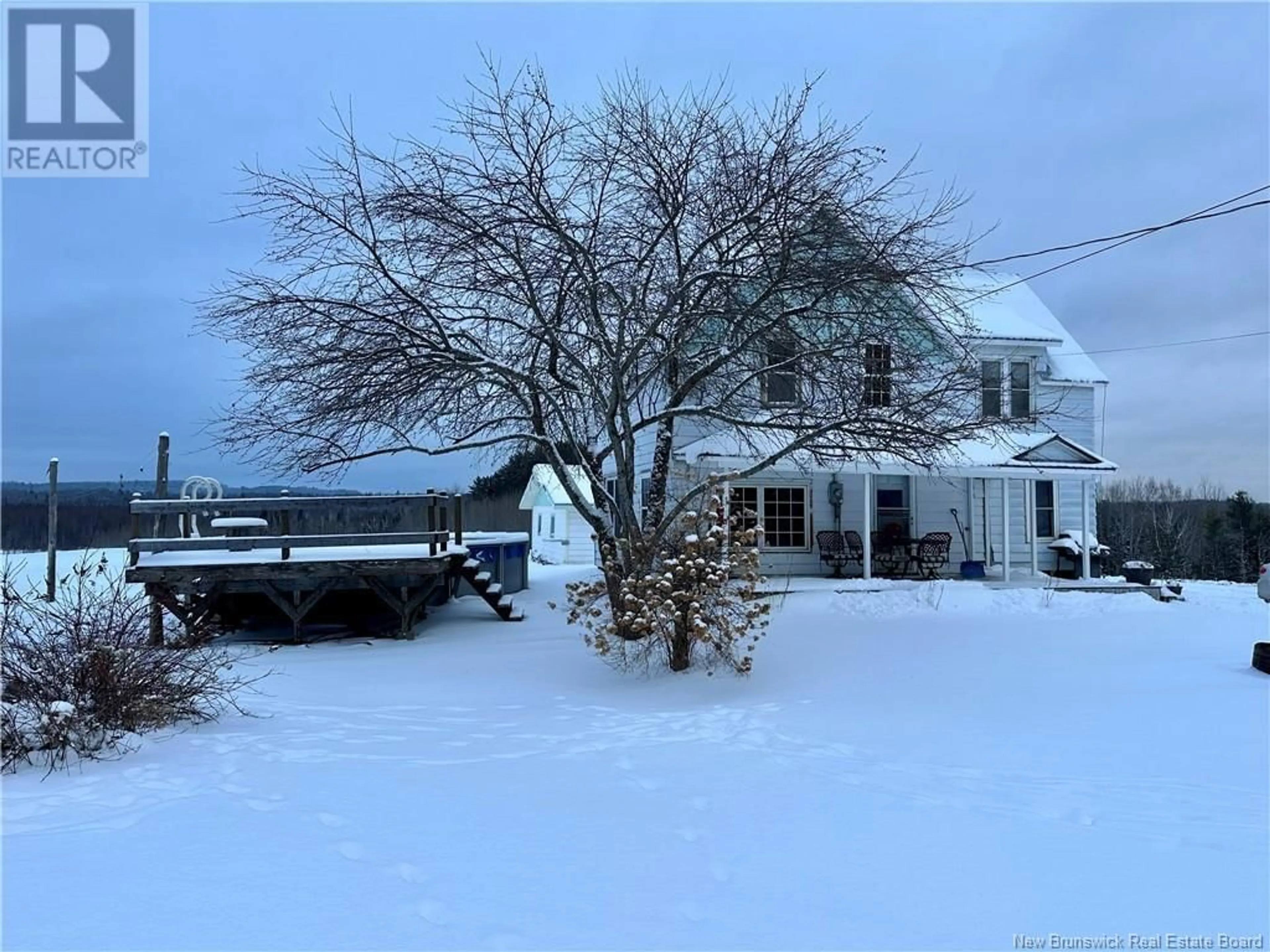 A pic from outside/outdoor area/front of a property/back of a property/a pic from drone, water/lake/river/ocean view for 244 Sisson Ridge Road, Sisson Ridge New Brunswick E7G3X1