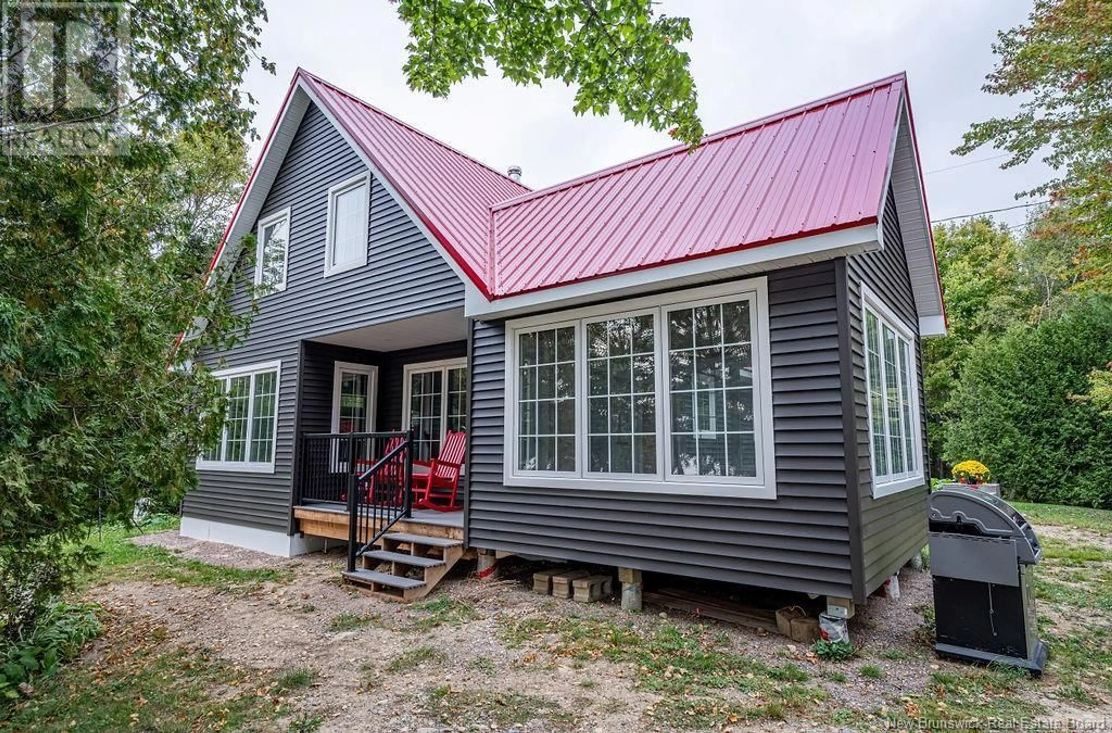 Home with vinyl exterior material, street for 272 Jamieson Road, Harvey New Brunswick E6K0A9