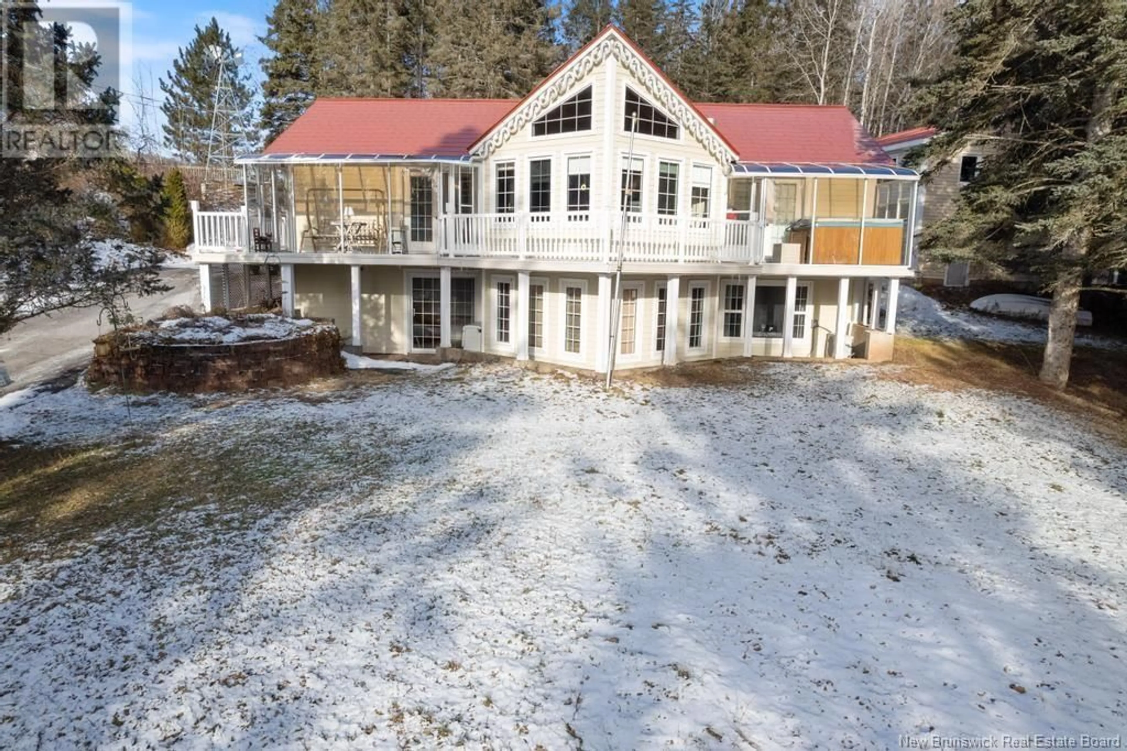 A pic from outside/outdoor area/front of a property/back of a property/a pic from drone, building for 531 BACK ROAD, Penobsquis New Brunswick E4G1Z5