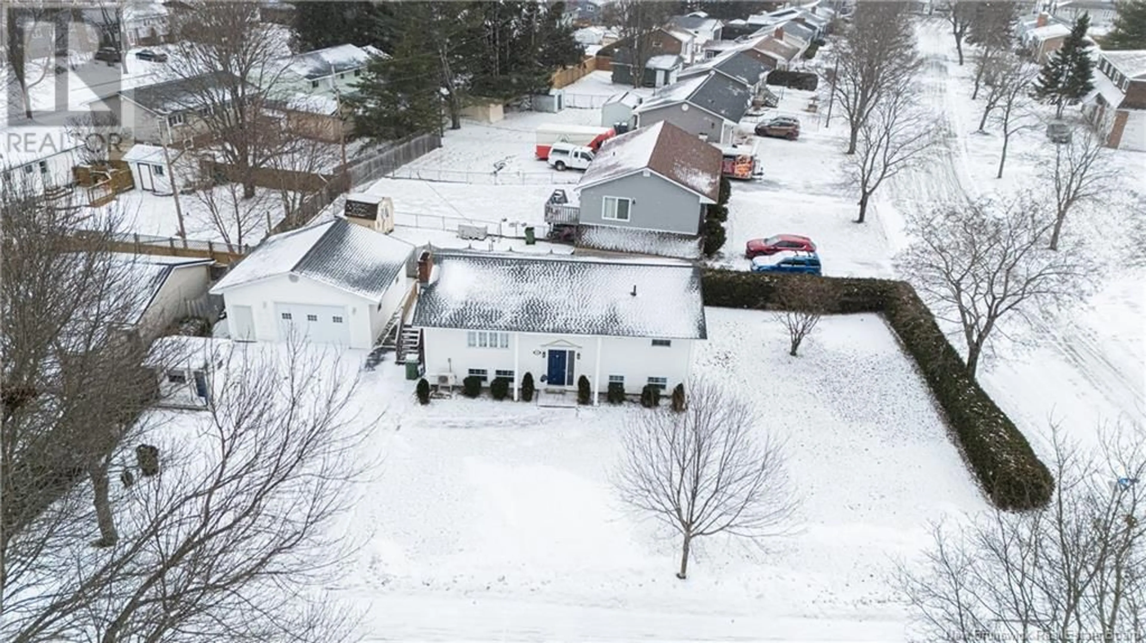 A pic from outside/outdoor area/front of a property/back of a property/a pic from drone, street for 168 Jewett Street, Fredericton New Brunswick E3A4Y6