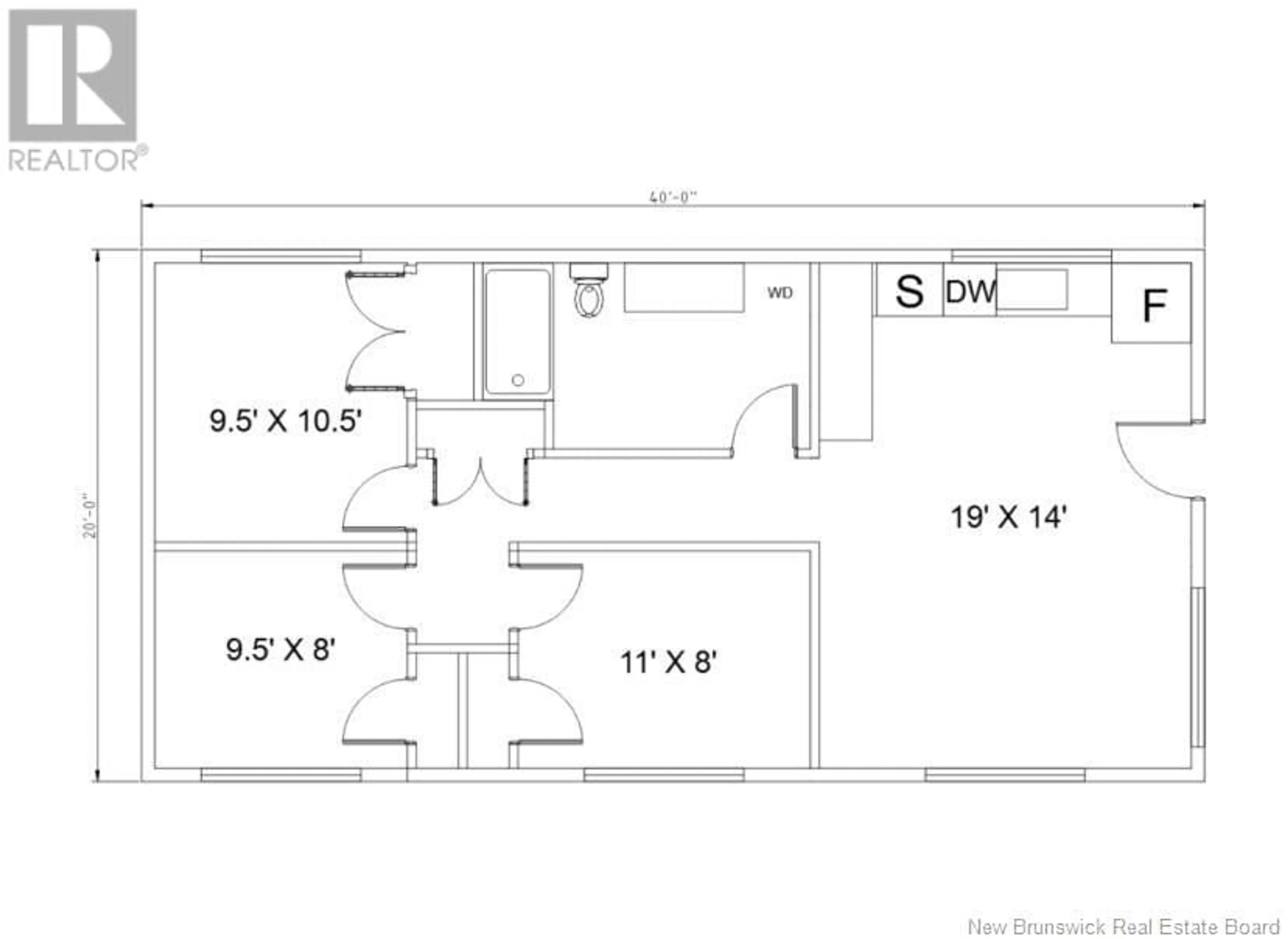 Floor plan for Lot 2 Lower Durham Road, Durham Bridge New Brunswick E6C1H5