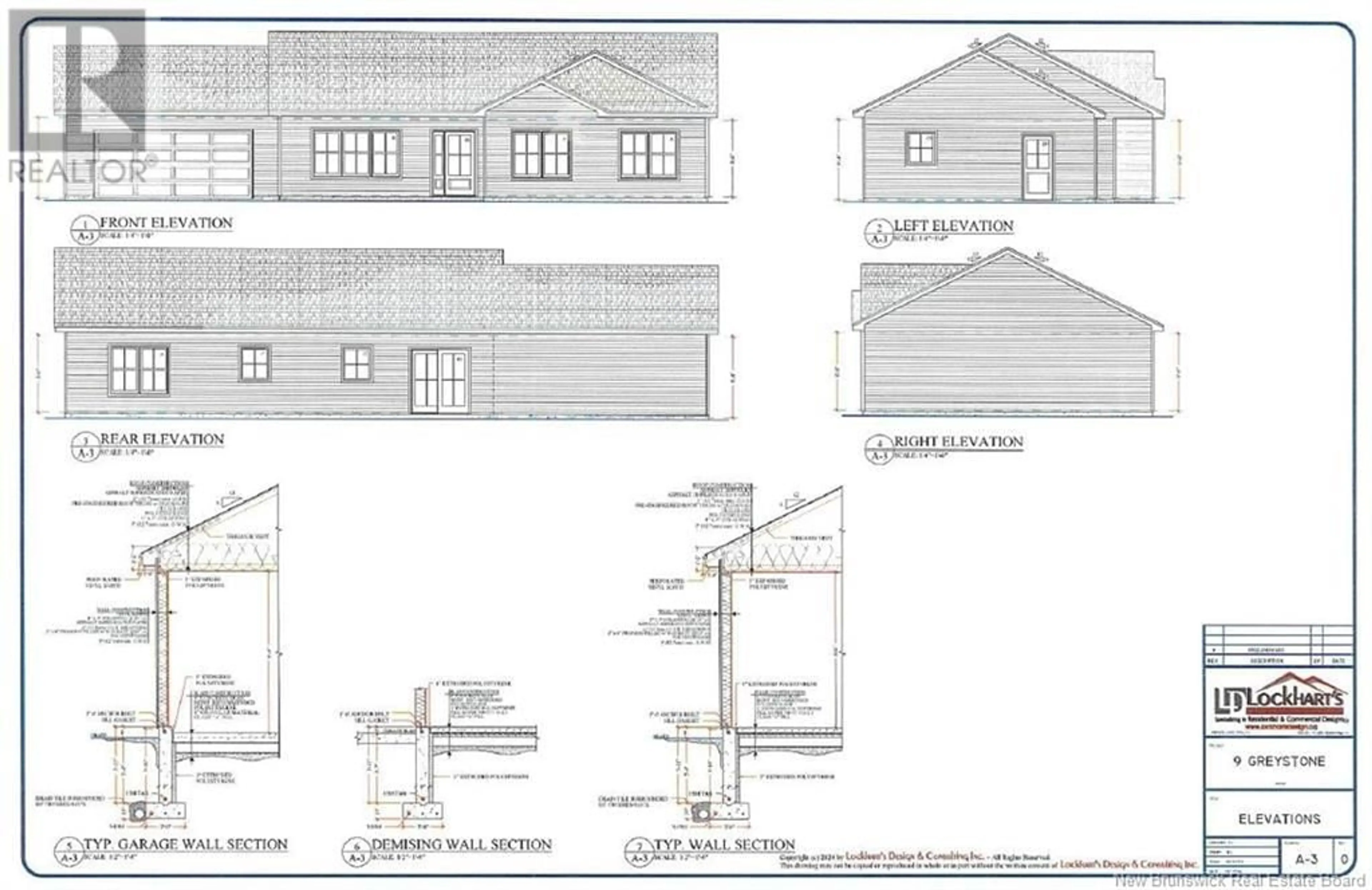 Floor plan for 9 Greystone Drive, Quispamsis New Brunswick E2G0H9